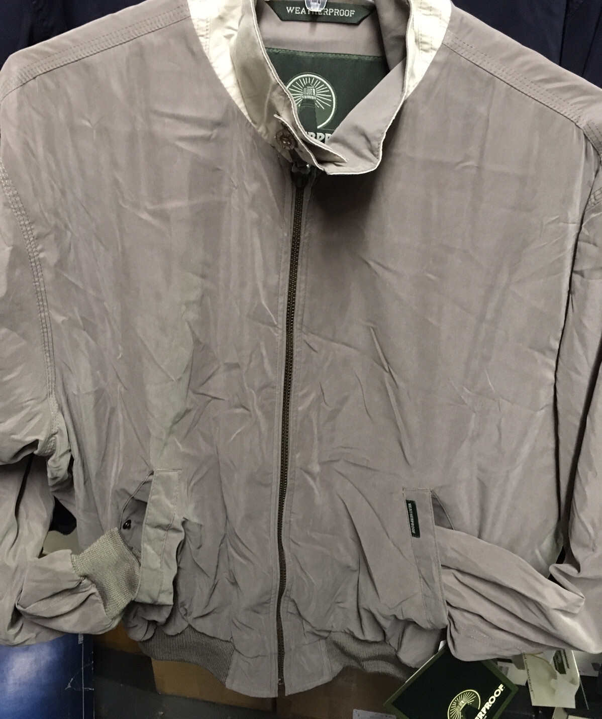 Weatherproof Golf Jacket Garment Company Full Zip All Season Microfiber NWT