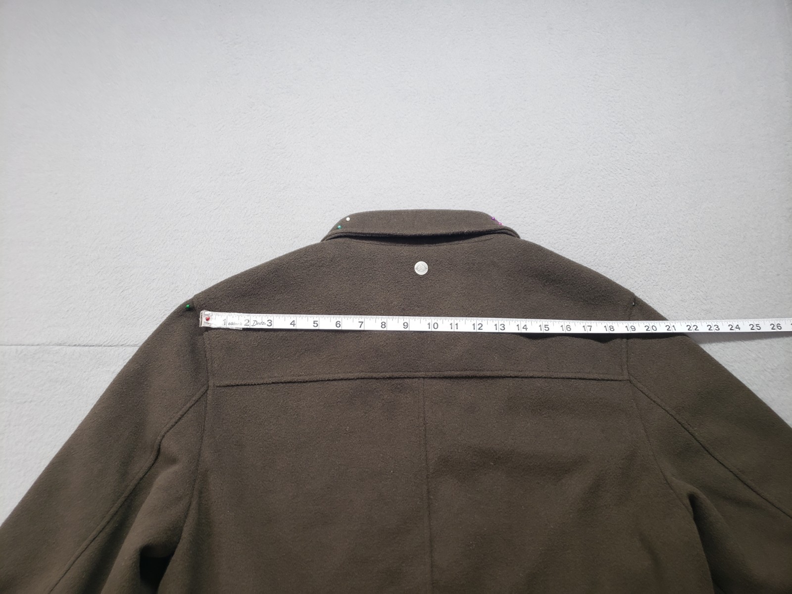 Springfield Men Bomber Jacket XL Olive Green Full Zip Collared Winter Outdoor
