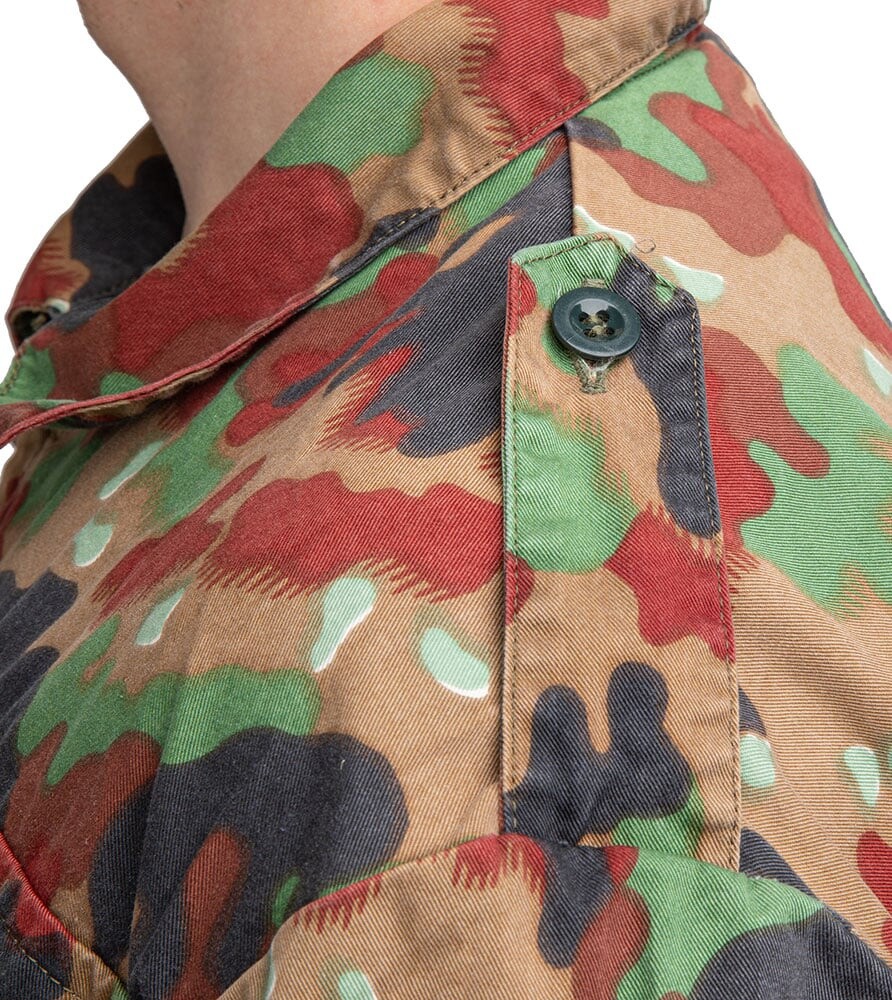 Genuine Swiss Camo M83 Field Jacket – Military Surplus Poly-cotton, Cool Camo