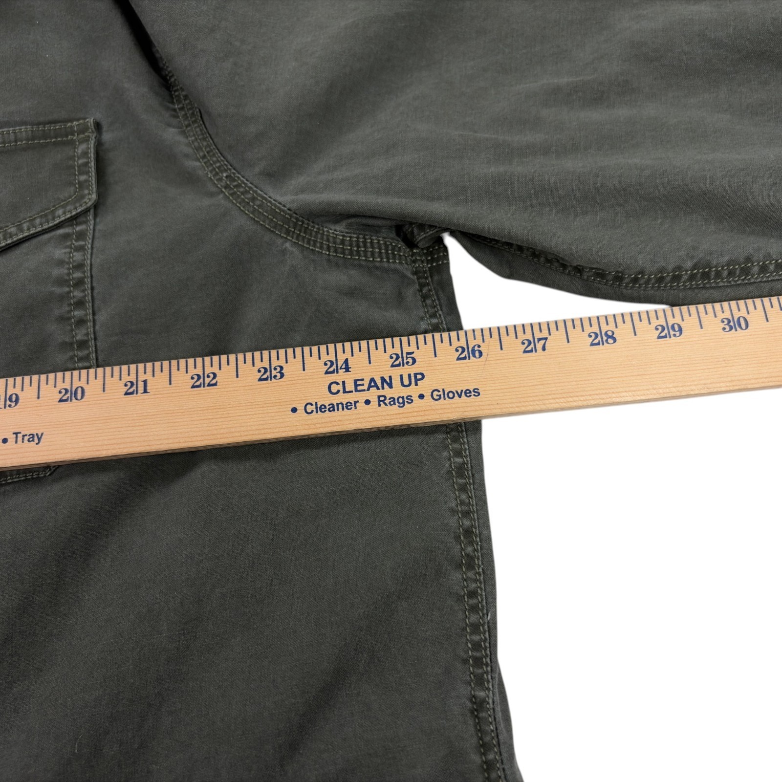 Faherty Lakeside CPO Canvas Jacket Mens XL Insulated Organic Cotton Green $248