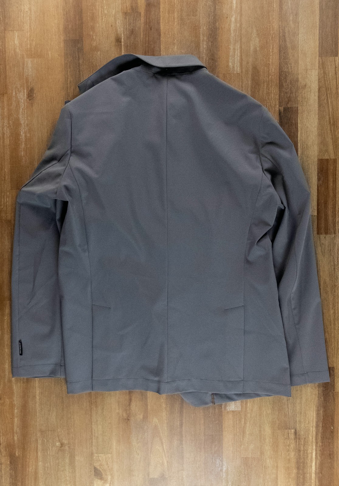 (NO CUSTOMS TAX) MONTECORE Italy gray nylon outerwear jacket Size XL authentic