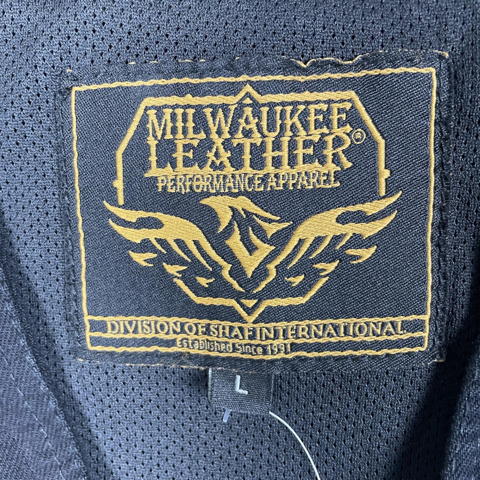 Milwaukee Leather Zane Denim Vest Mens Large Black Biker Concealed Carry Moto