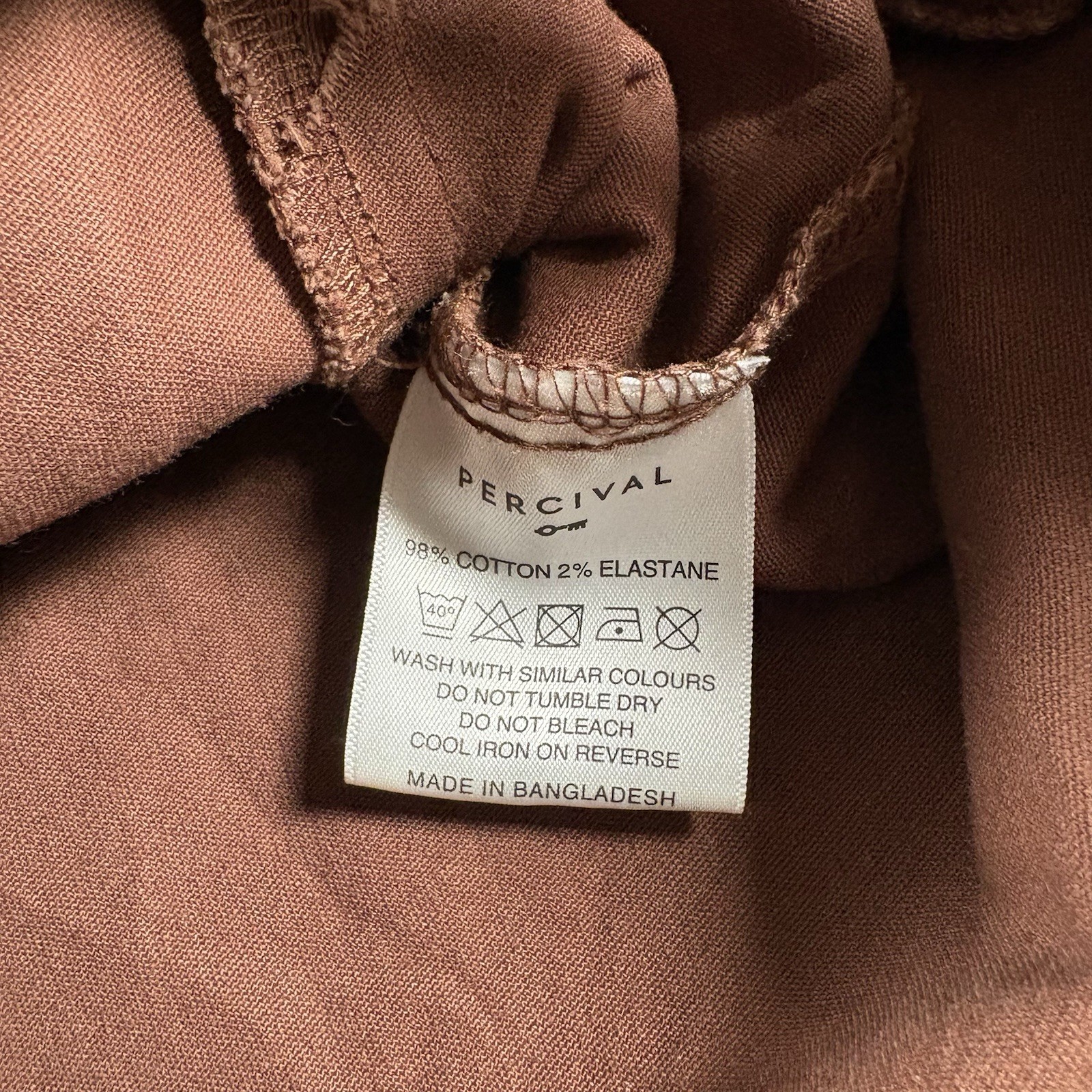 Percival Jacket Mens XL Brown Chore Utility Check Overshirt Utility Shacket