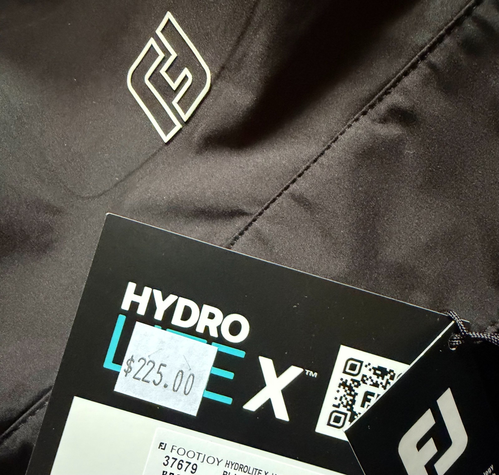 New!! FootJoy Golf HydroLite X Rain Jacket Mens, Black, XLarge, $225!!