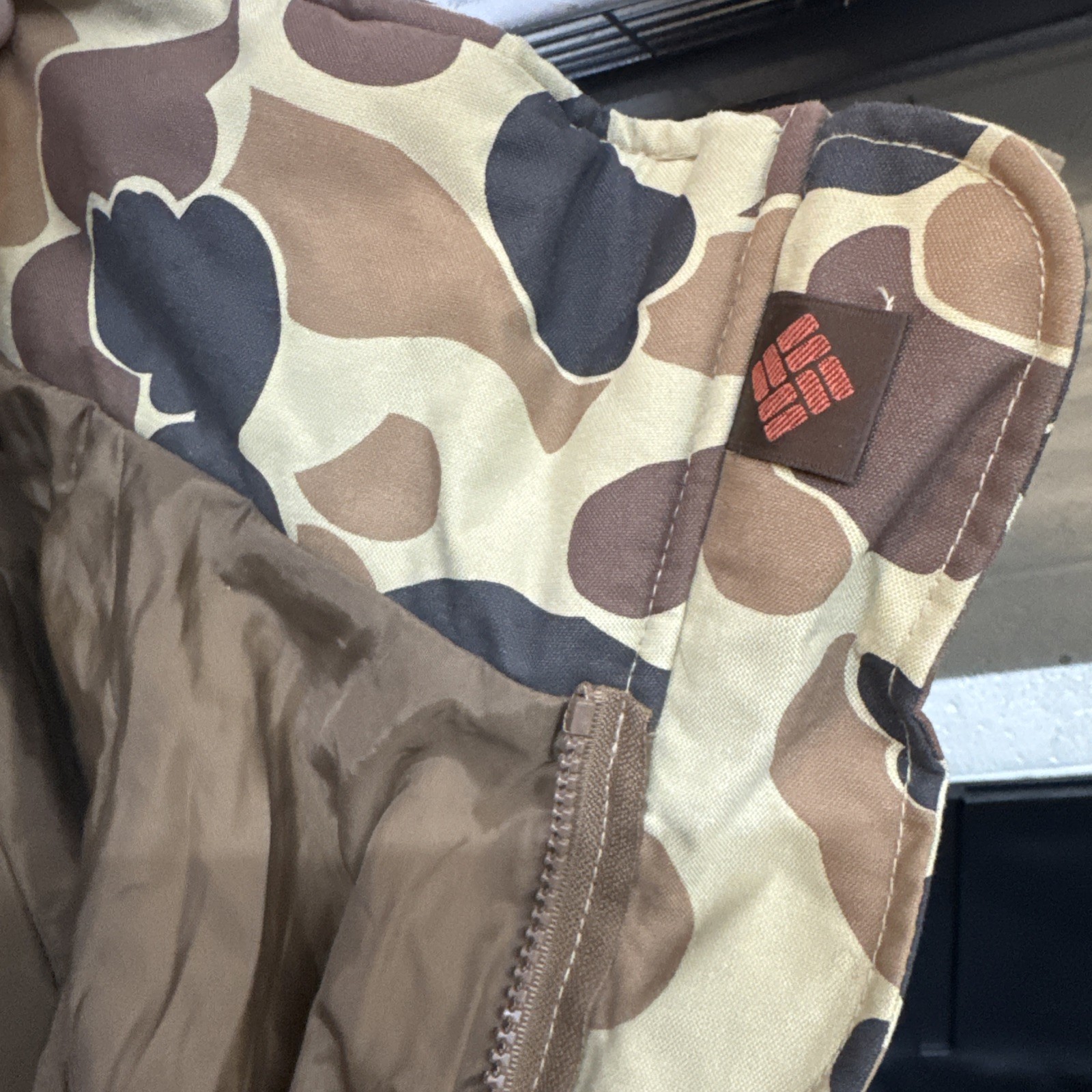 VTG Columbia Omni Tech Duck Camo Hunting 3 in 1 piece Jacket GREAT COND