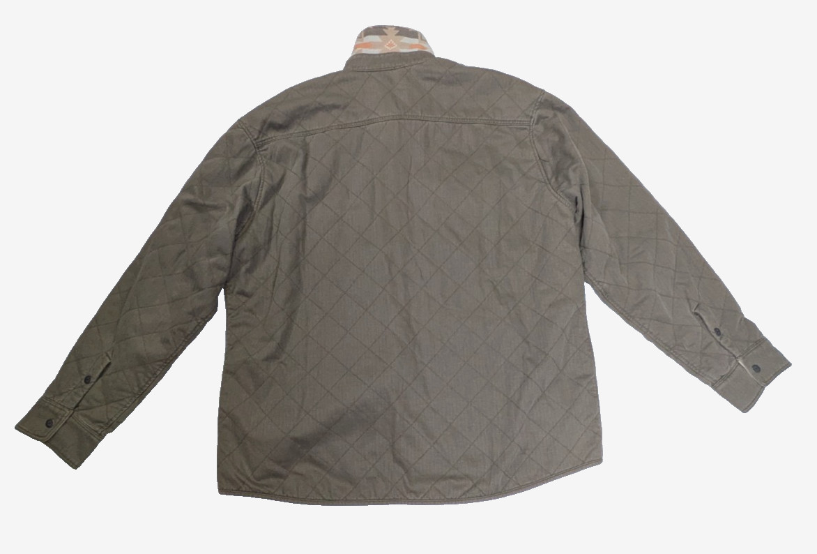 NEW Faherty Doug Good Feather Reversible Bondi Jacket Prairie Olive 2XL