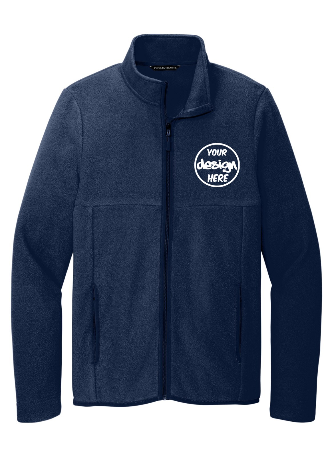 Ink Stitch Add your Own Custom Logo Texts Custom Men Connection Fleece Jacket