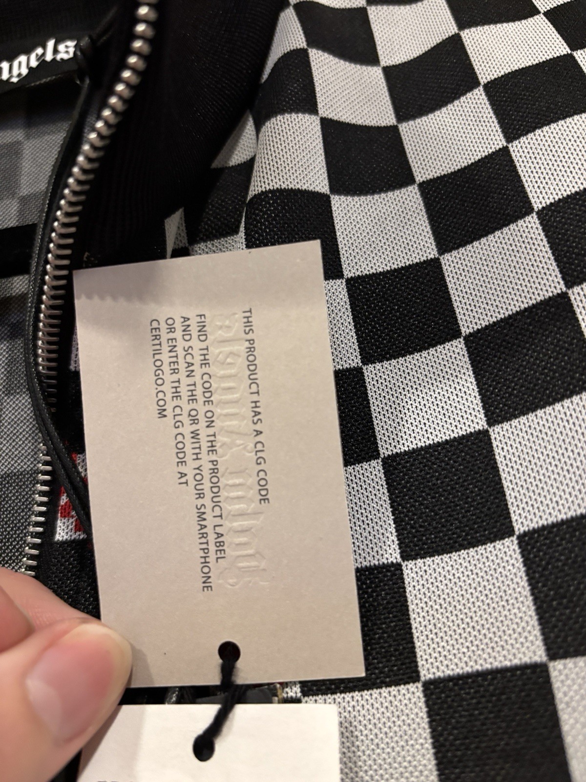 Palm Angels Damier-print Tack Jacket New With Tags 100% AUTHENTIC GUARANTEED
