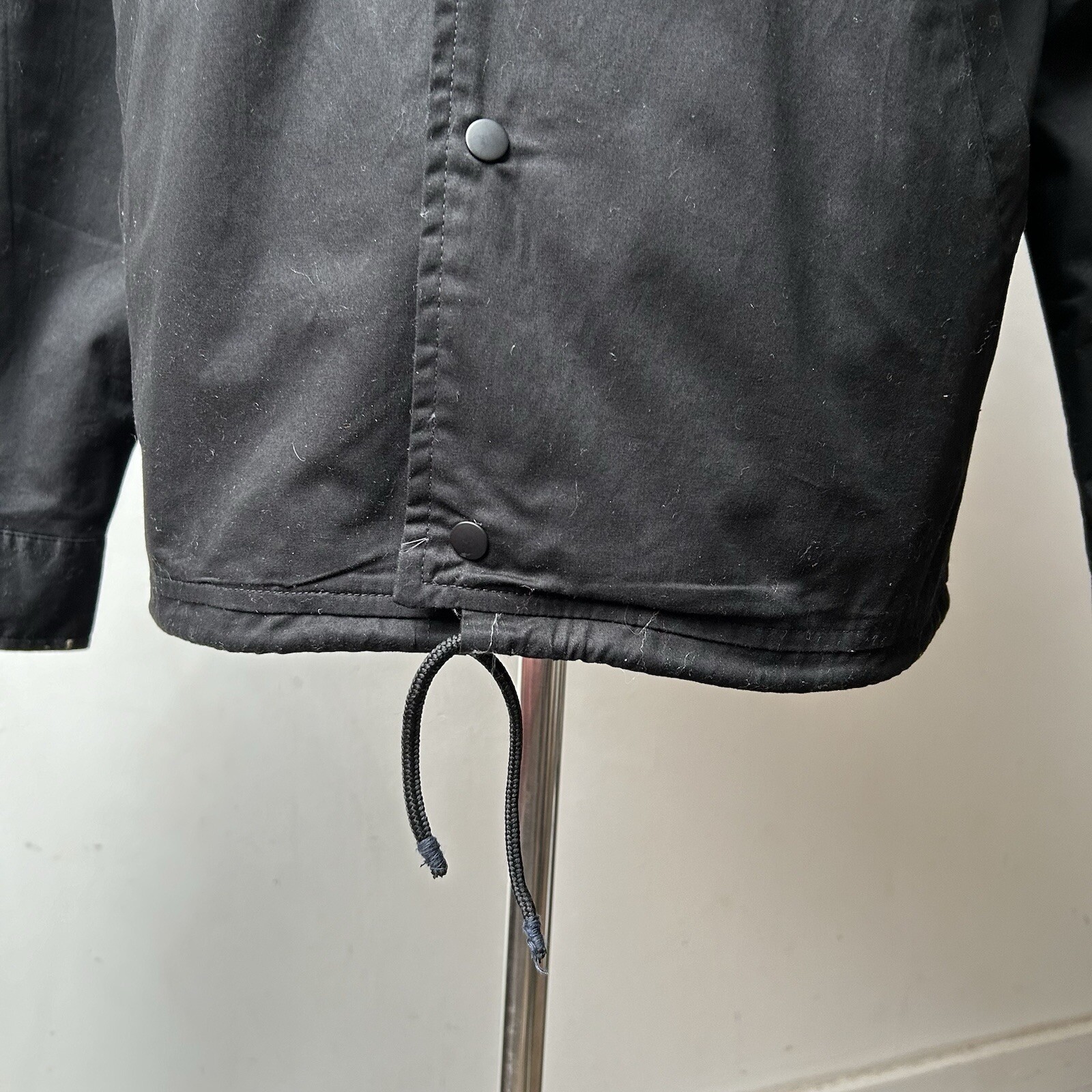 ZAK Los Angeles Lightweight Black Shirt Jacket Snap Button Men’s Medium
