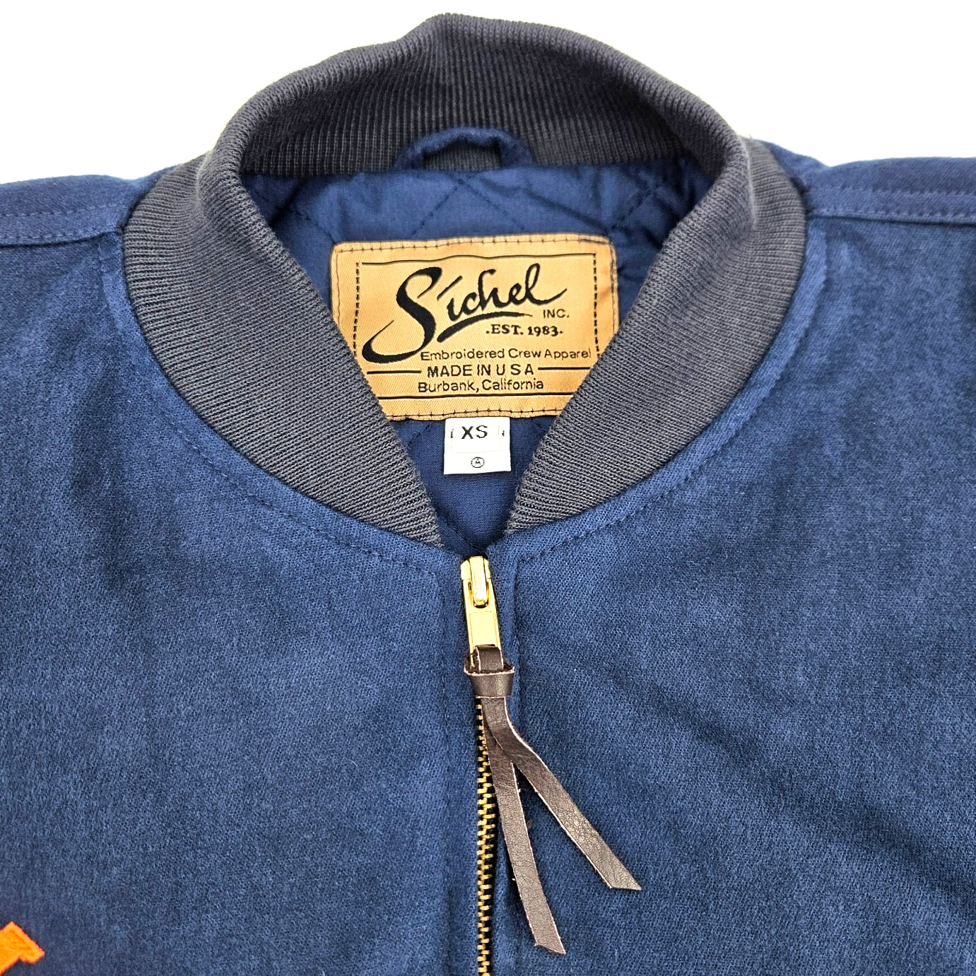 Vintage Sichel Nickelodeon «MURO» Cast Crew Only Navy Blue Bomber Jacket X-Small