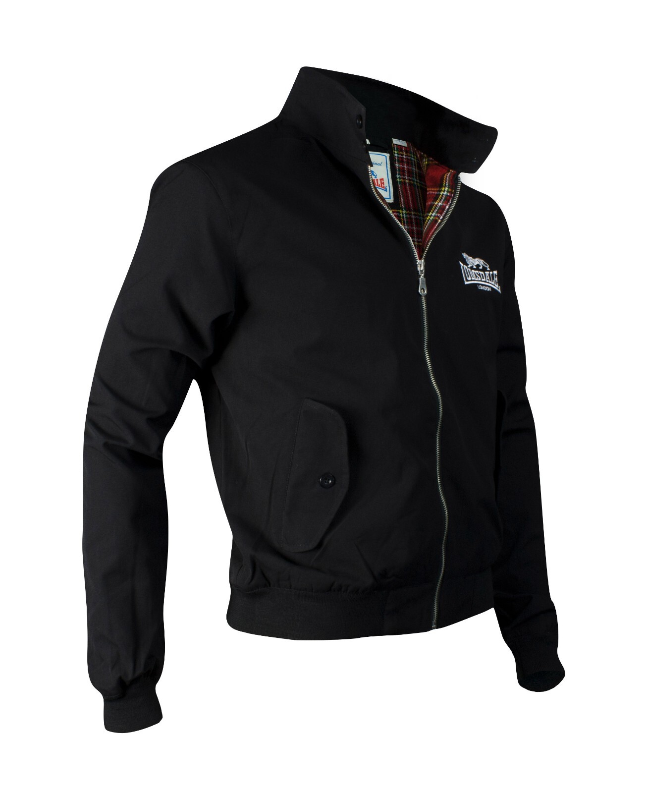 Lonsdale London Harrington Jacket Black NEW S M L XL 2XL 3XL Bomber Jacket 110538