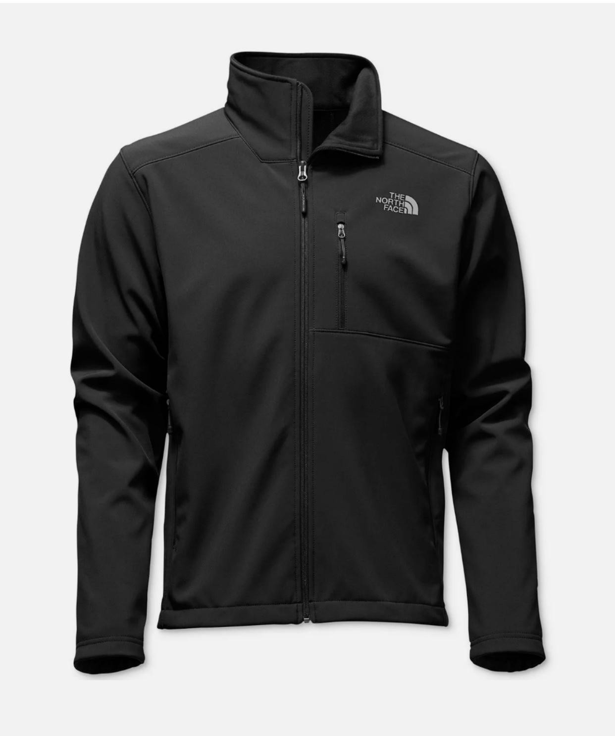 New Men’s The North Face Black Apex Bionic Softshell Jacket (Medium to 4xl)