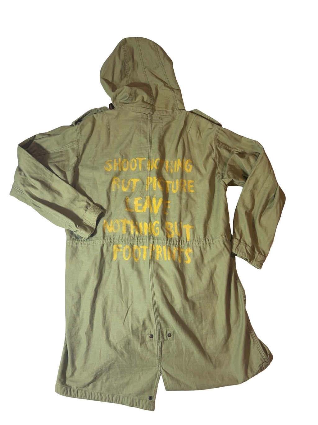 Denim & Supply Ralph Lauren M51 Shoot Nothing Graphic Fishtail Parka L