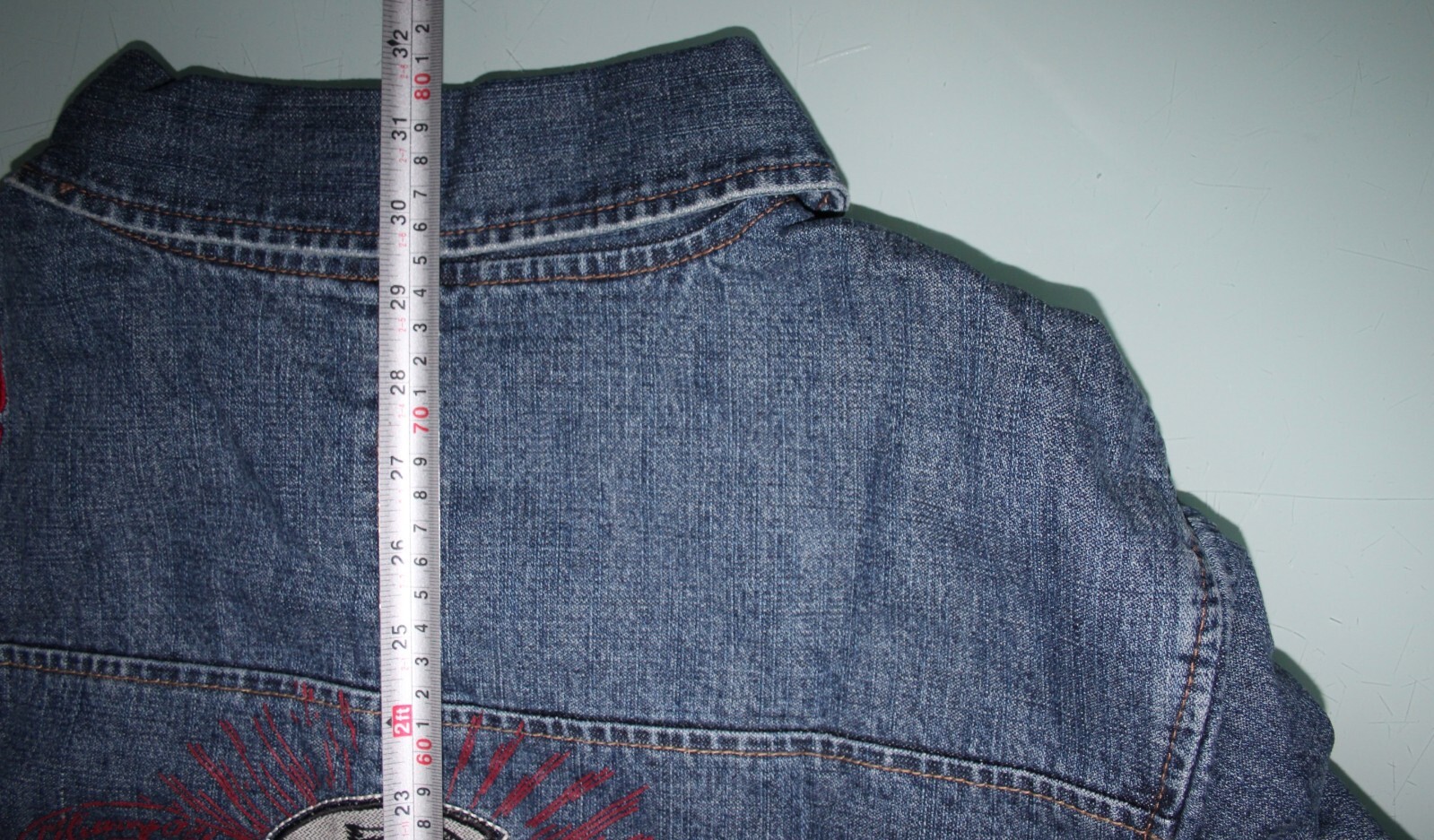 NEW G-Unit Men’s Denim Jacket Blue Jean Tools Of The Trade VTG Pit to Pit : 22″