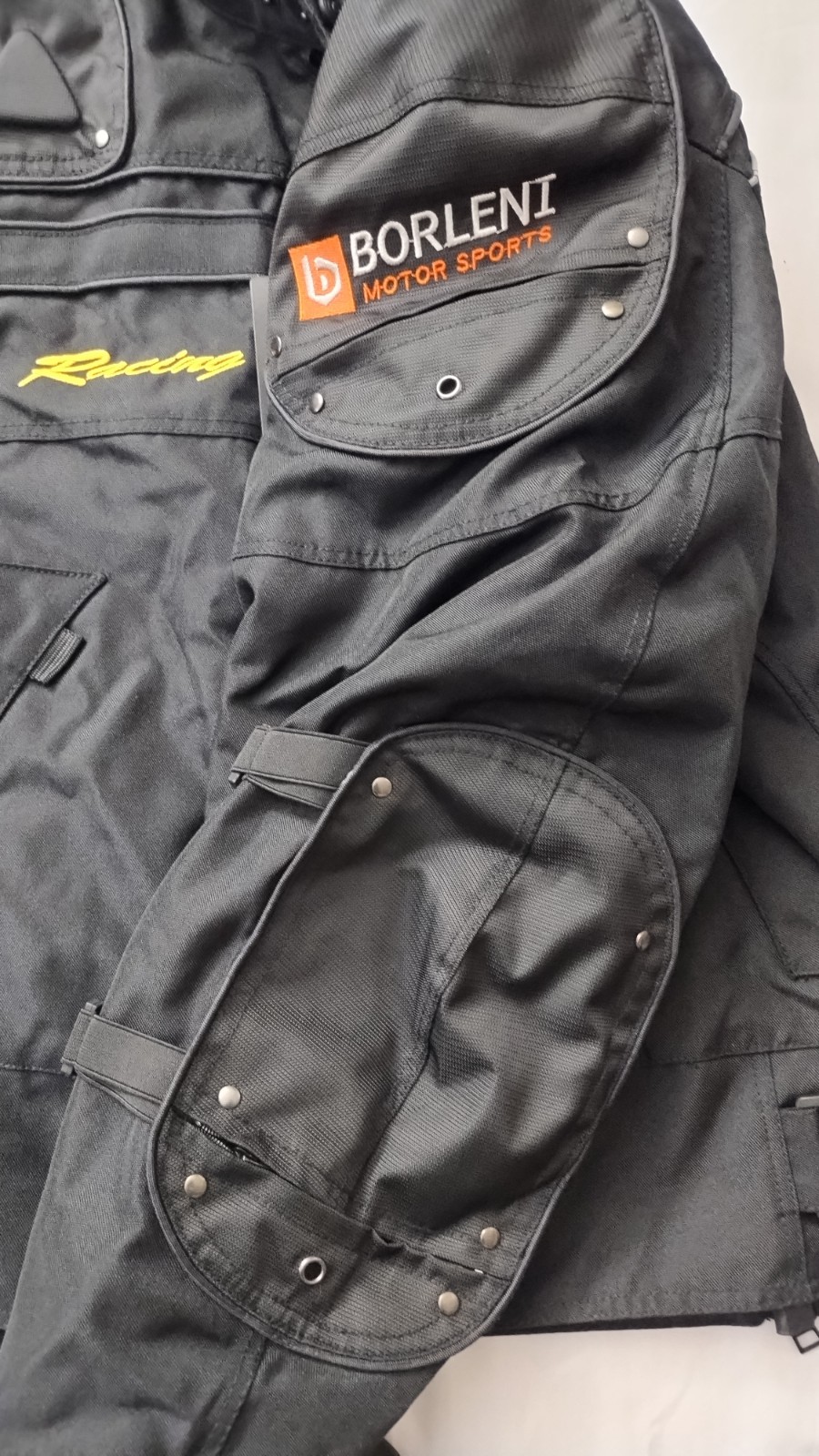 Ironjias Borleni Motorcycle Jacket All Season & Full Armor Pads Waterproof Large