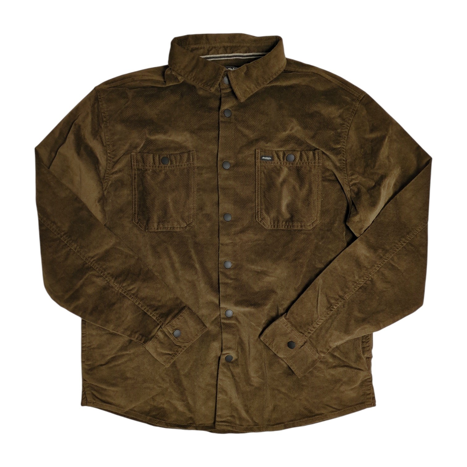 Buffalo Men’s Relaxed Fit Snap Closure Shirt Jacket