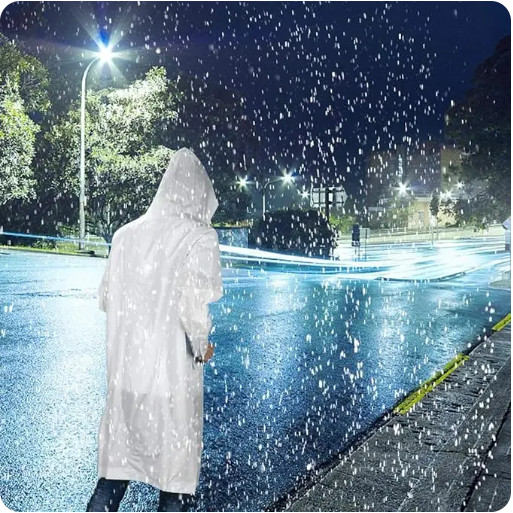 Unisex Adult Waterproof Raincoat Rain Coat Hooded Jacket Poncho Rainwear Camping
