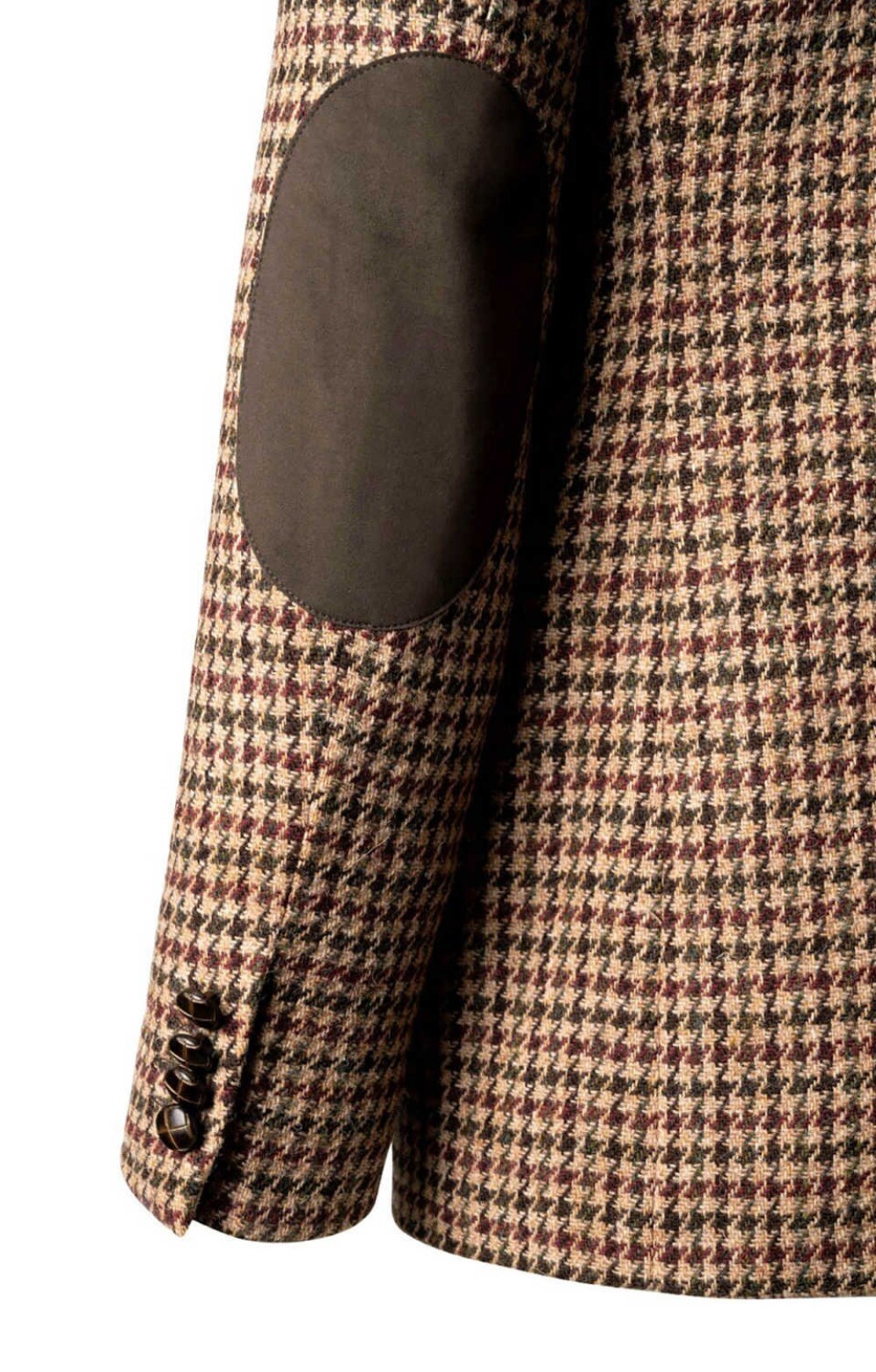 Houndstooth Men’s Jacket 1 Piece Autumn Spring Plaid Casual Coat Outwear Blazers