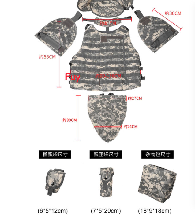 American Protective Vests Heavy Armor Tactical Vest Real Armor Field Equipment