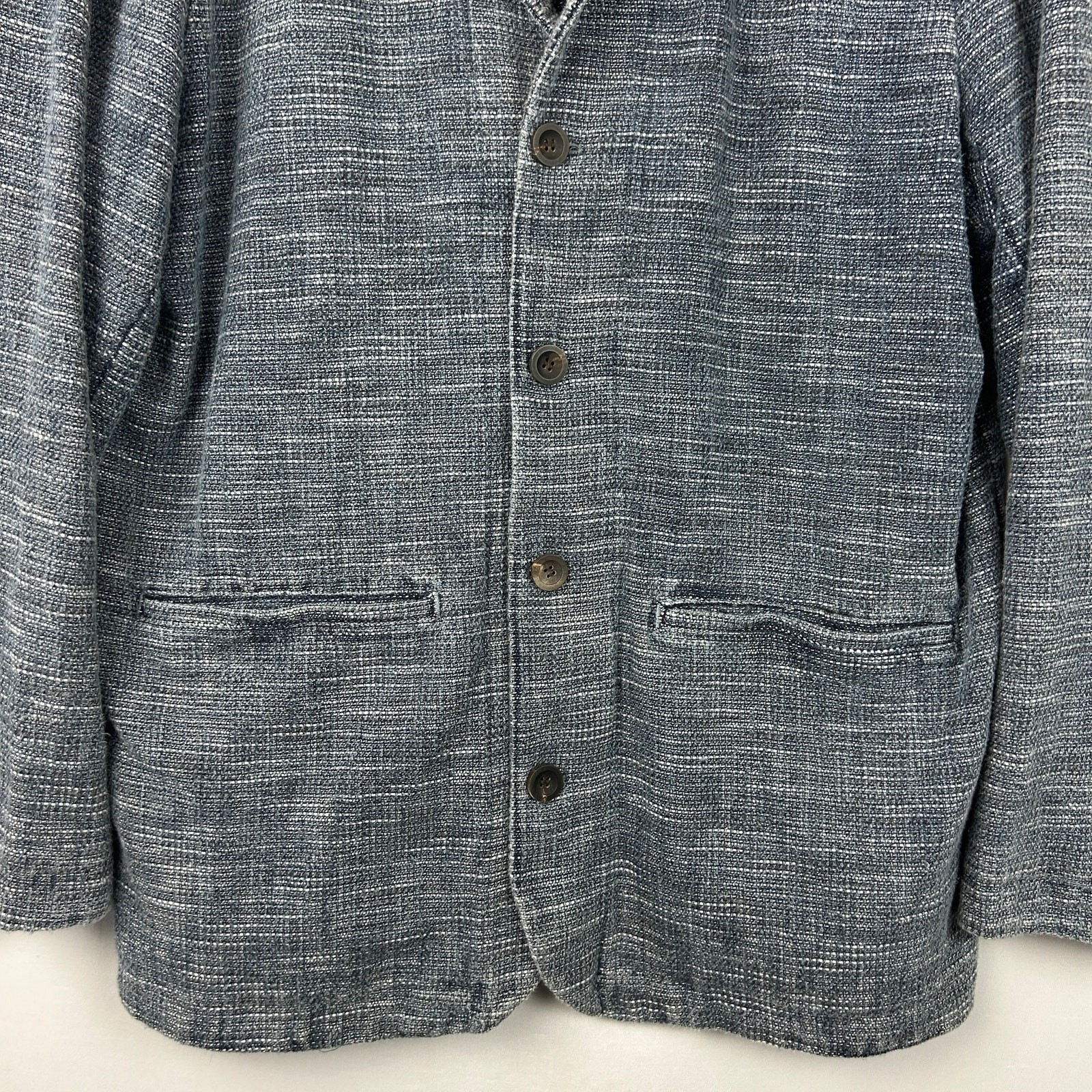 Carbon2Cobalt Metamorphic Blazer Blue Four Button Sports Coat Men’s Size XL