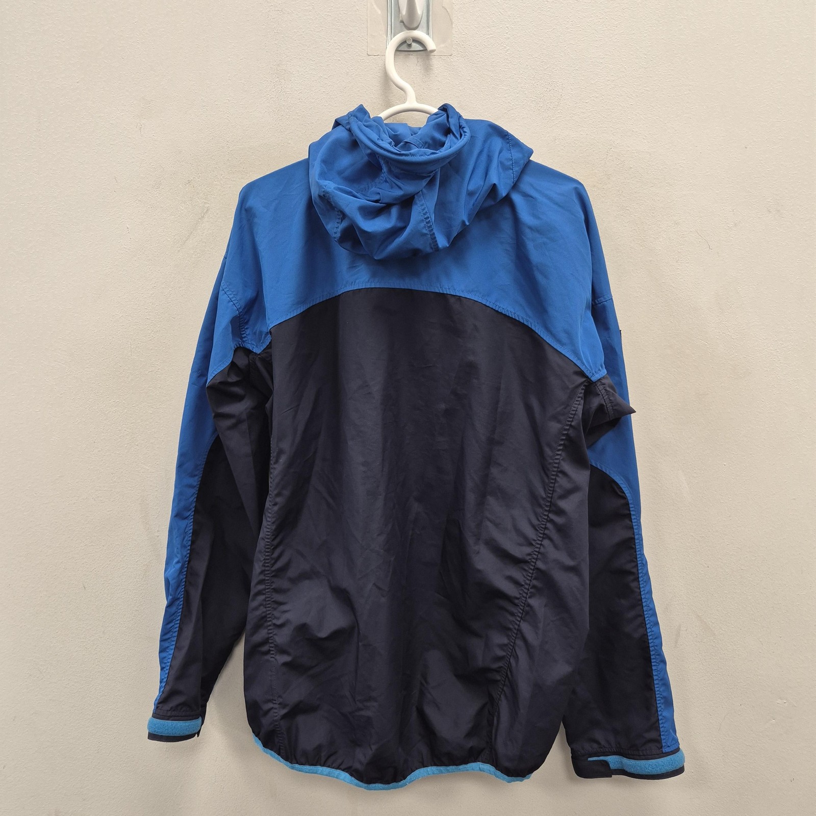 Paramo Jacket Mens Size M Blue Nikwax Windproof Hooded Hiking Walking Outdoor