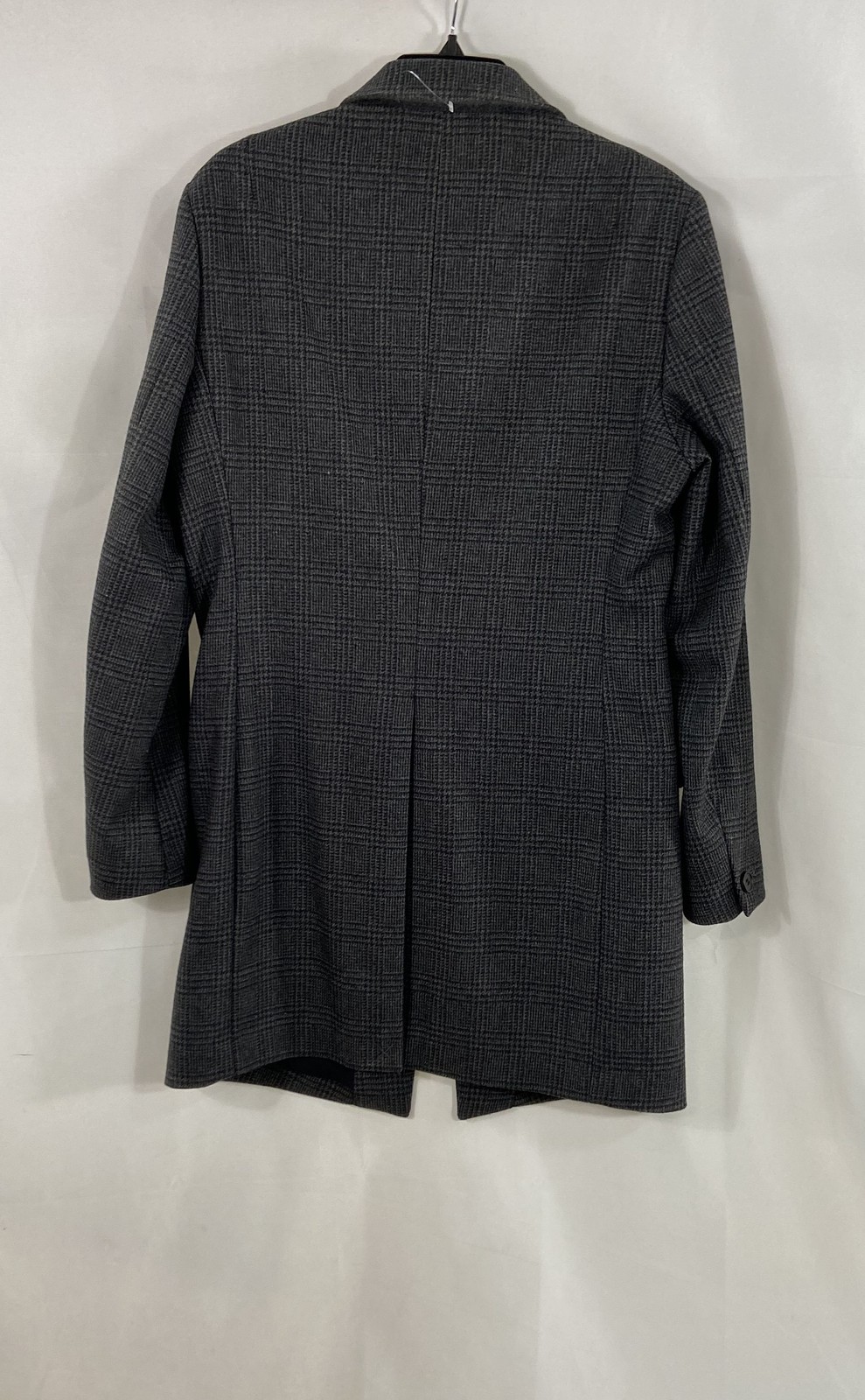 AllSaints Mens Spyro Coat Grey Black Wool Check Italian Cloth Blazer NWT Sz 38
