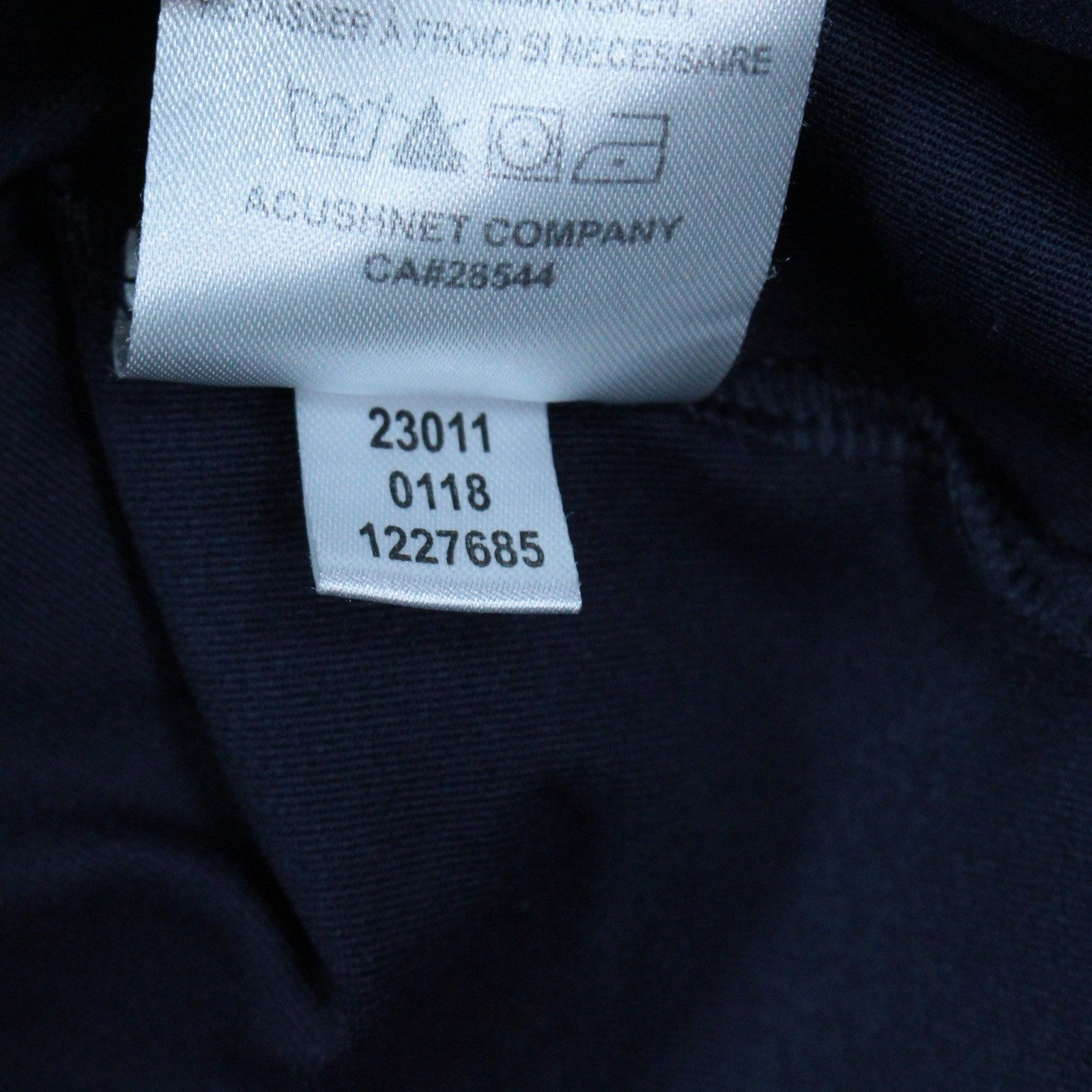 FootJoy Golf Vest Mens XL 1/4 Zip Pullover Navy Blue Performance Nylon Spandex