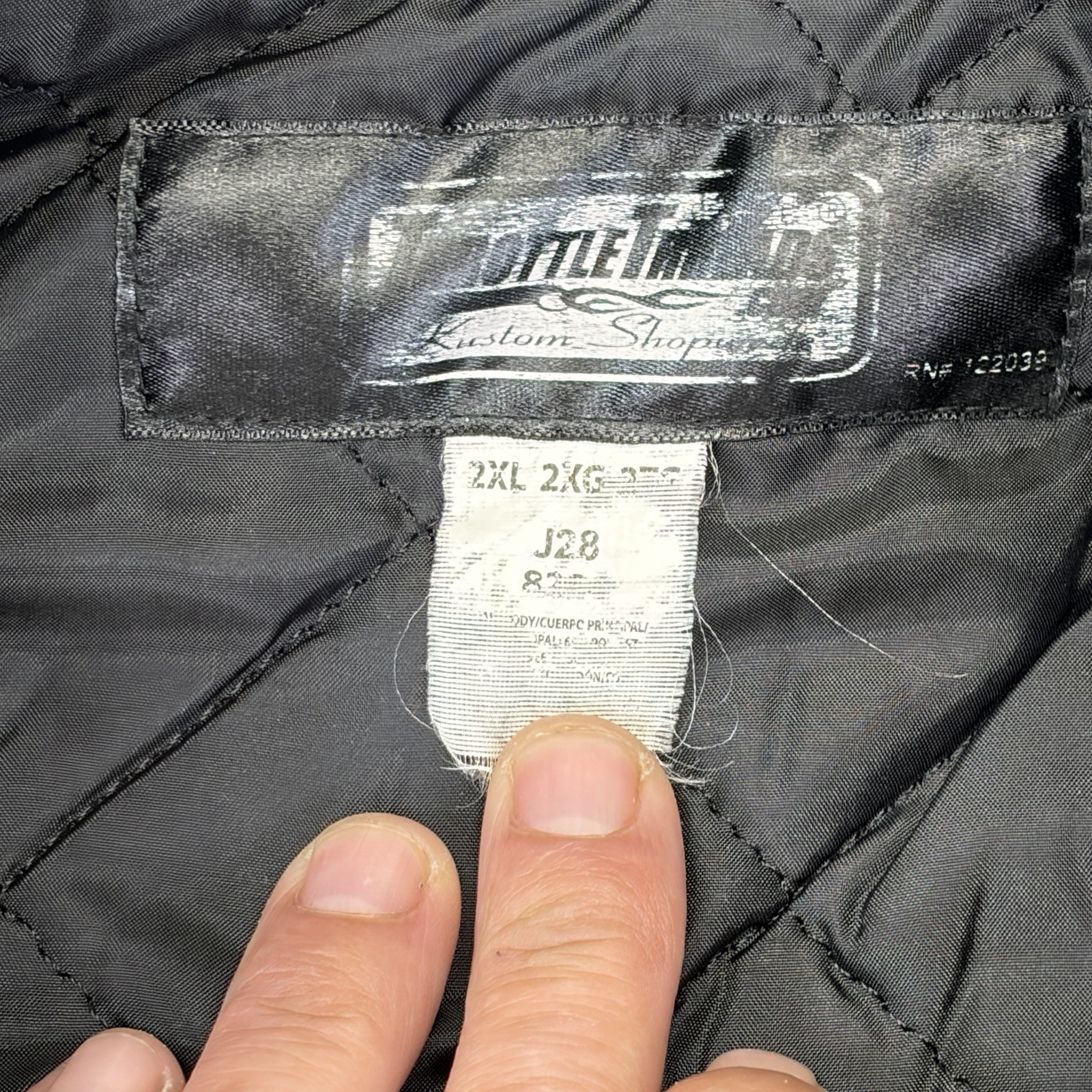 Klock Werks Custom Cycles Throttle Threads Motorcycle Jacket Mens 2XL SoDak