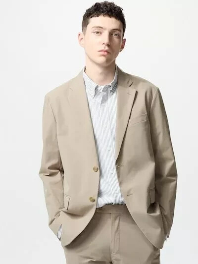 UNIQLO AirSense Jacket Cotton Like S-4XL Ultra Light Stretch Men 475013 New