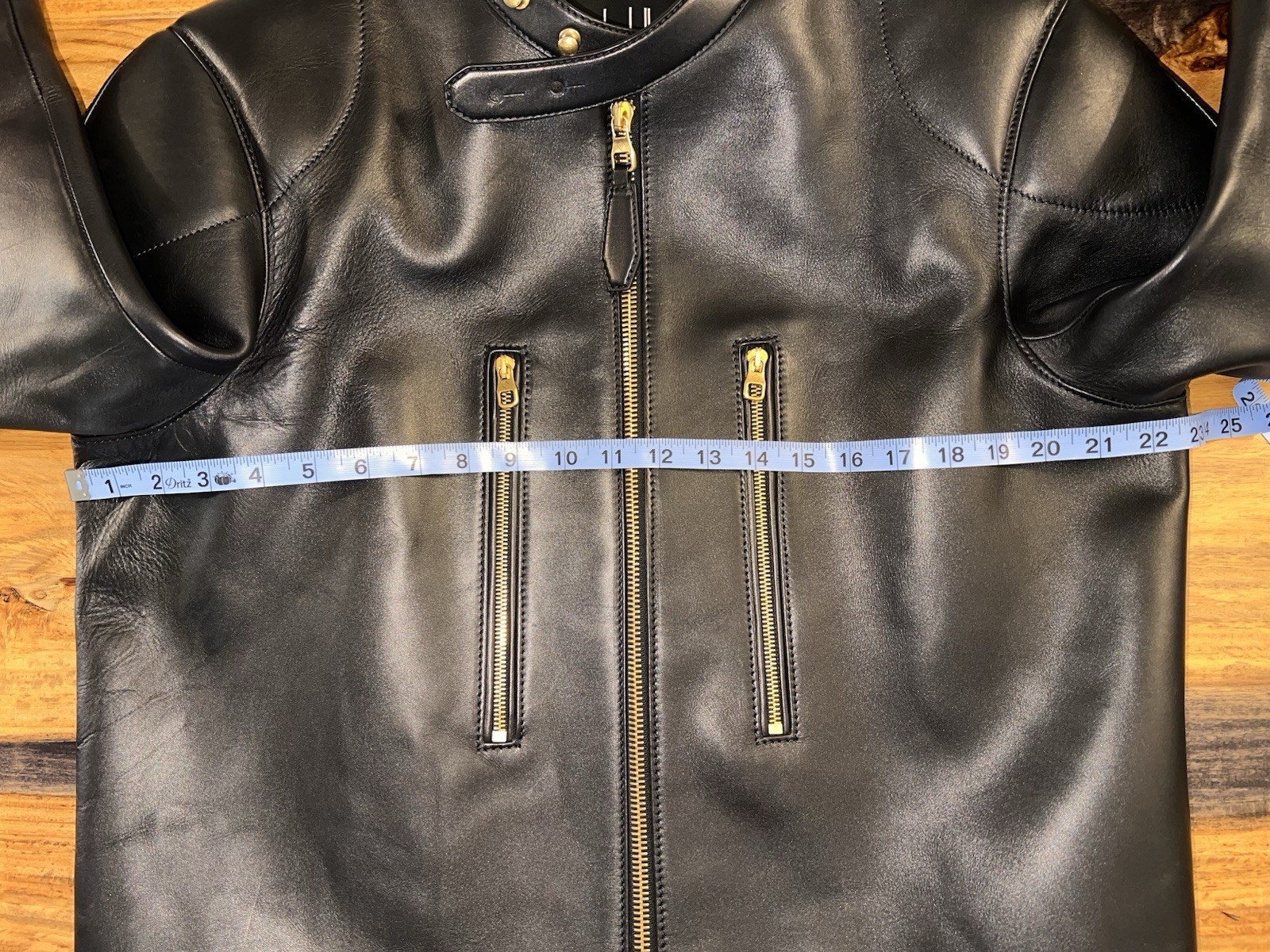 Rare Dunhill Black Calfskin Leather Duke Biker Jacket Italy