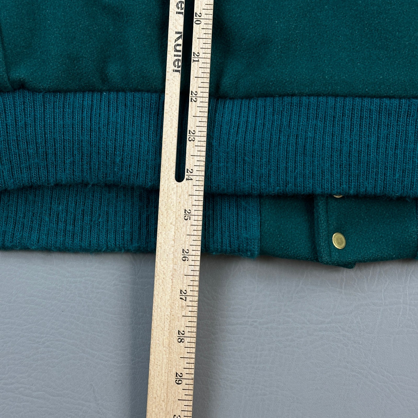Vintage Woolrich Jacket Mens XL Green Wool Plaid Lined Full Zip Bomber USA 80s