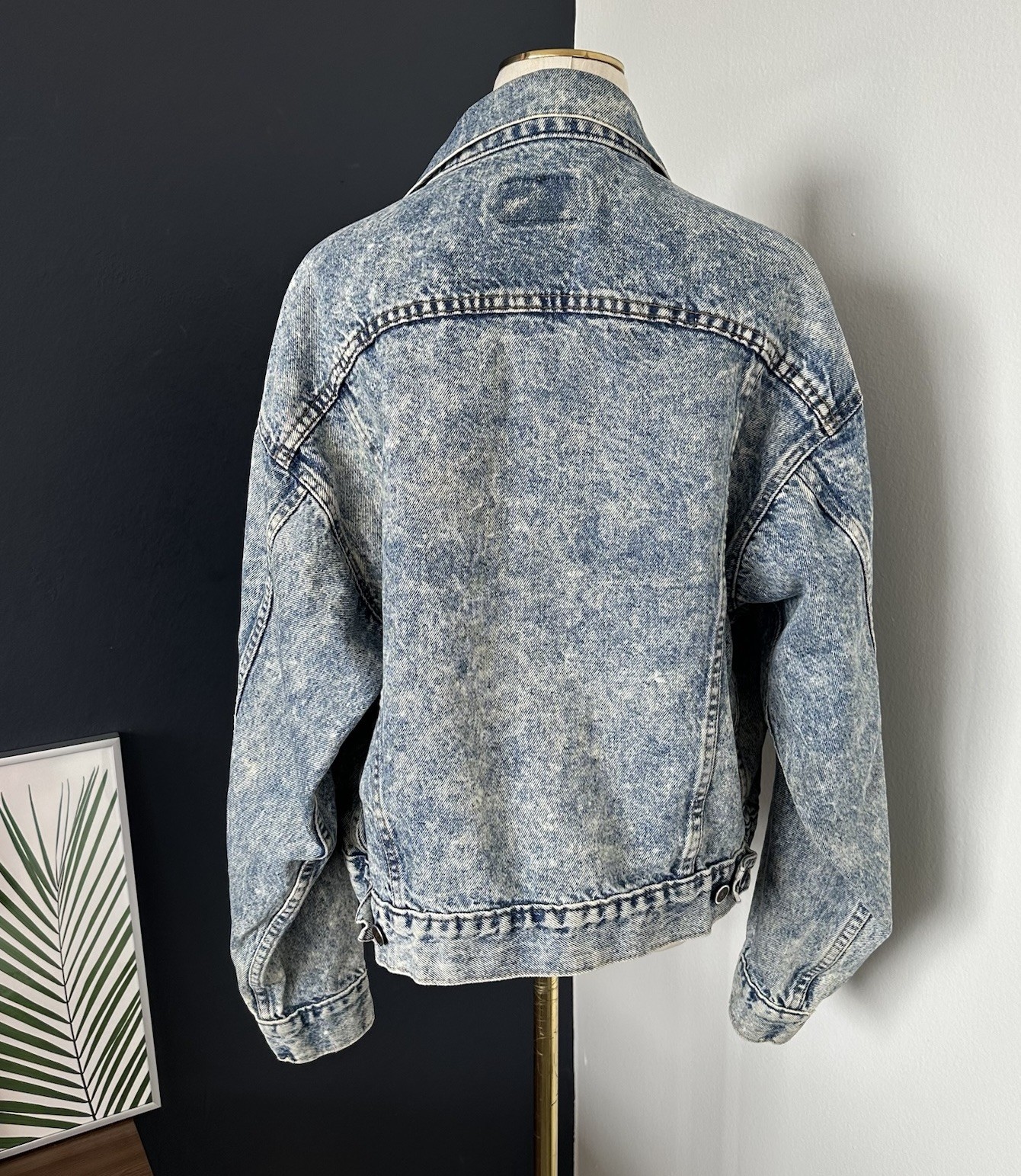 Vintage Levis Jacket Blue Acid Wash Denim Cotton Made In USA 90s Unisex Adults L