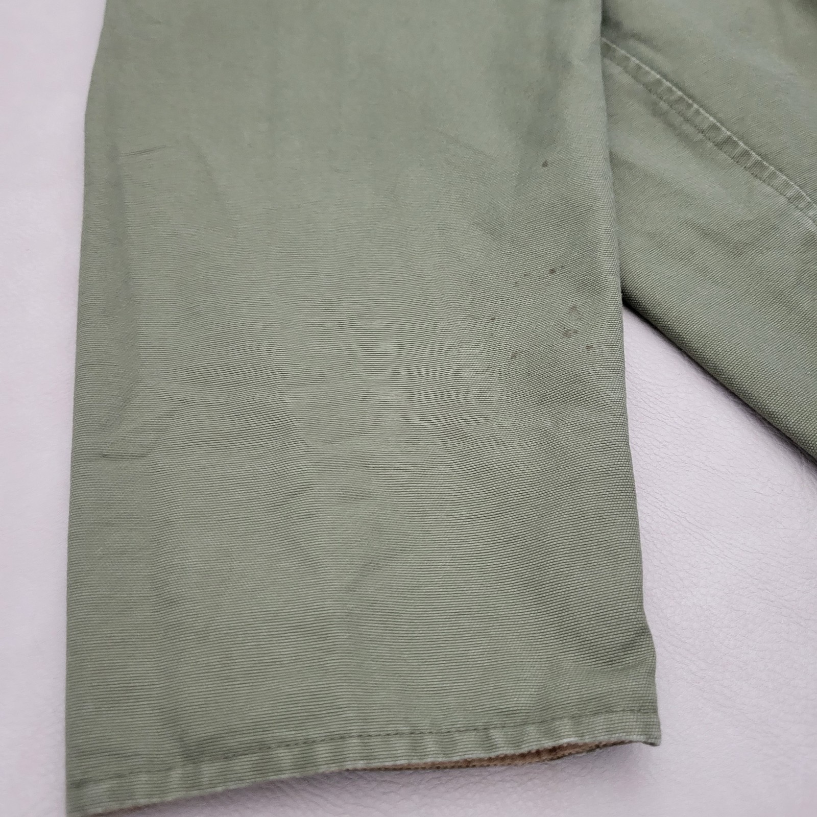 Vineyard Vines Mens Coat Boatyard Barn Chore Military Canvas Corduroy Green XL