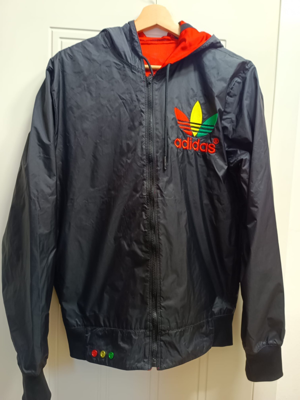 Adidas Rasta Jamaica Adidas Windproof Jacket Adidas S