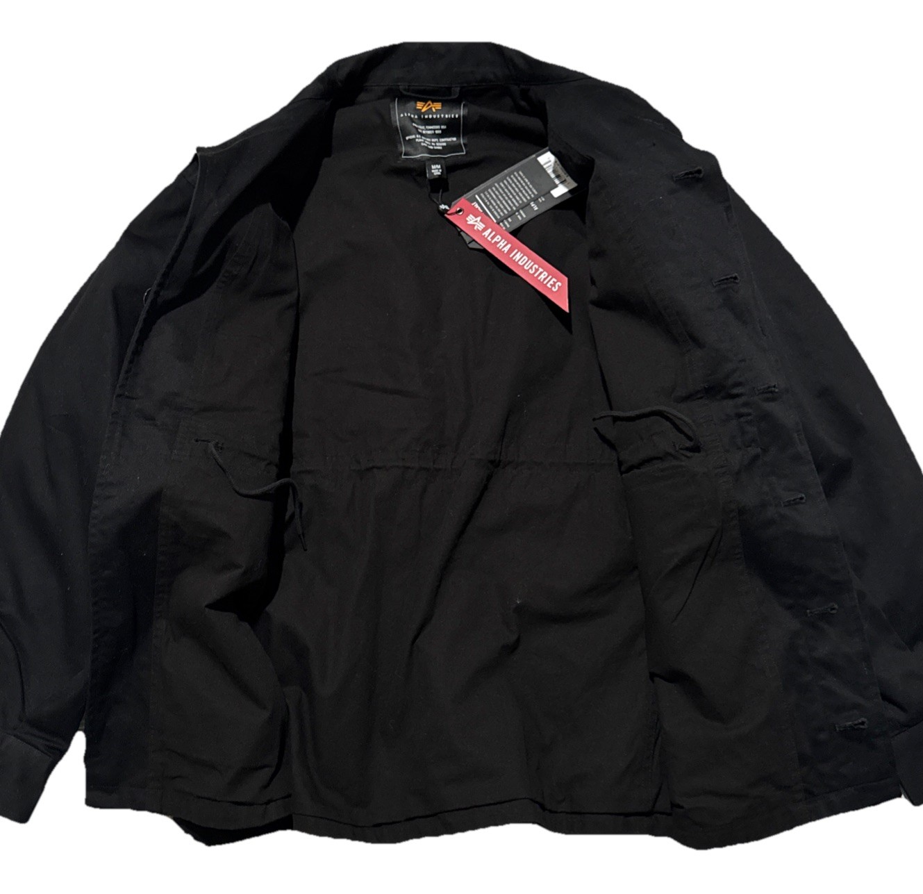 NEW Alpha Industries Field Jacket Mens Medium M-45 Four Pockets Button-Up Coat