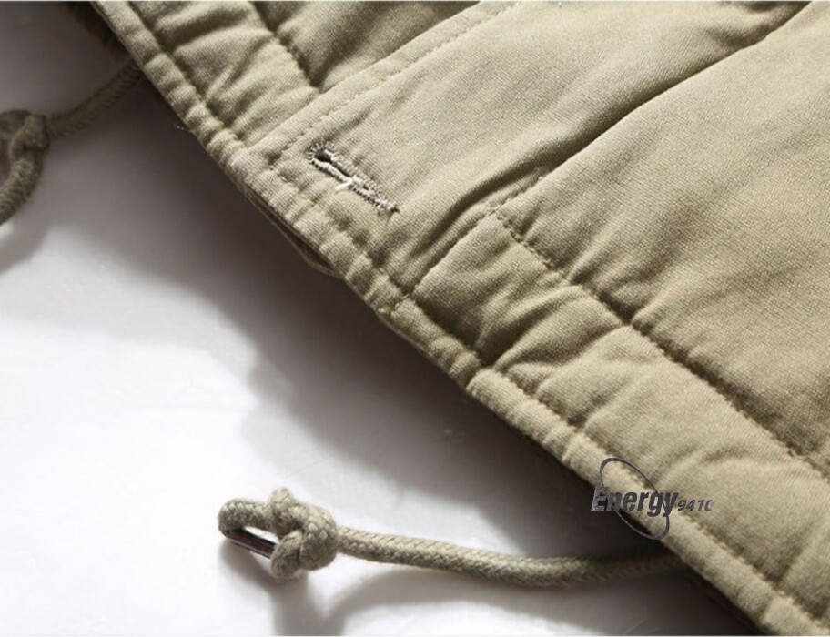 Winter Jacket Men’s Style Work Cotton Jacket Thick Plush Jacket Keep Warm Coat