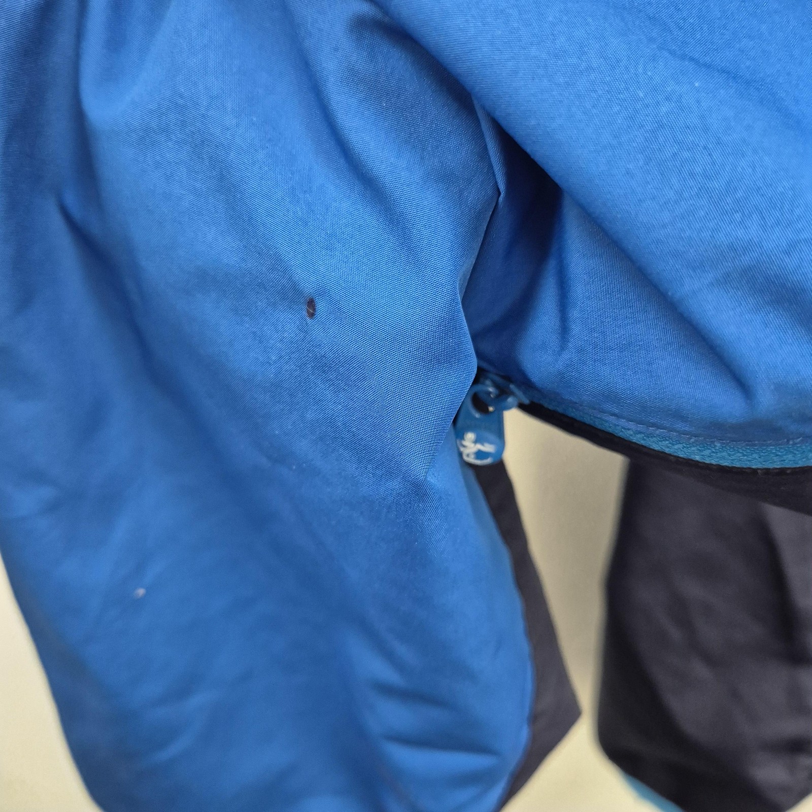 Paramo Jacket Mens Size M Blue Nikwax Windproof Hooded Hiking Walking Outdoor
