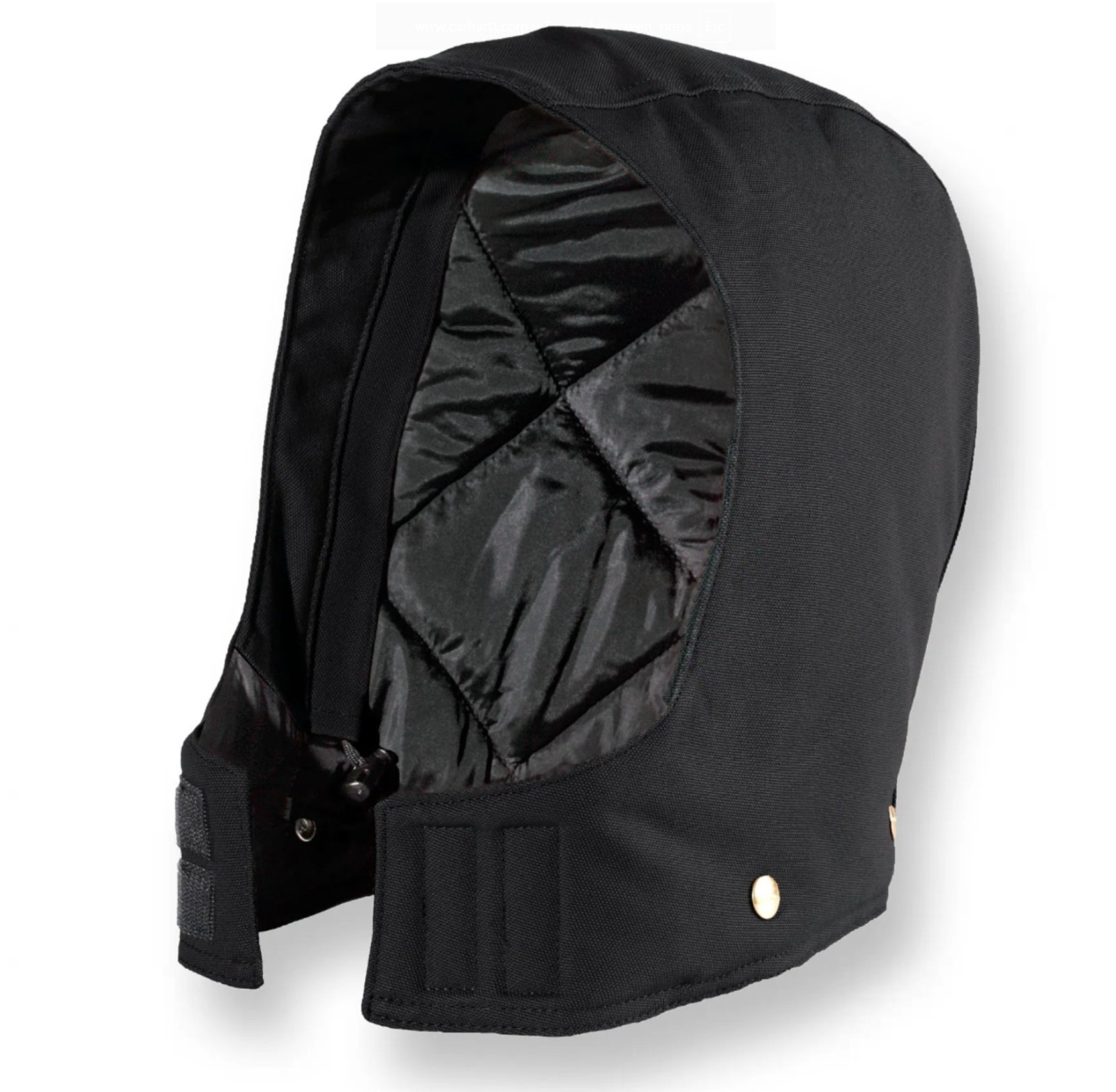 Carhartt Firm Duck Hood Insulated Replacement Upgrade Black 2XL-5XL 102368