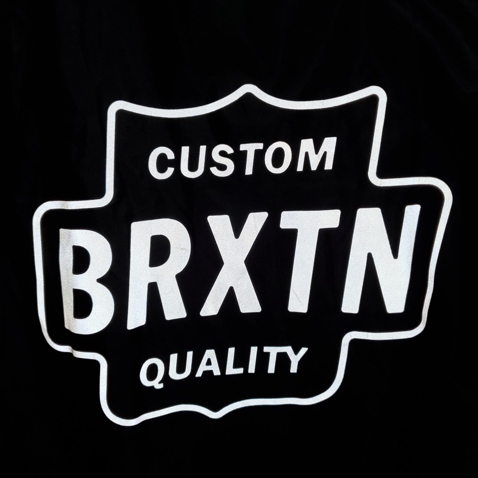 Brixton Sherpa Lined Coaches Jacket Men’s L Black Snap Front Custom Quality Logo
