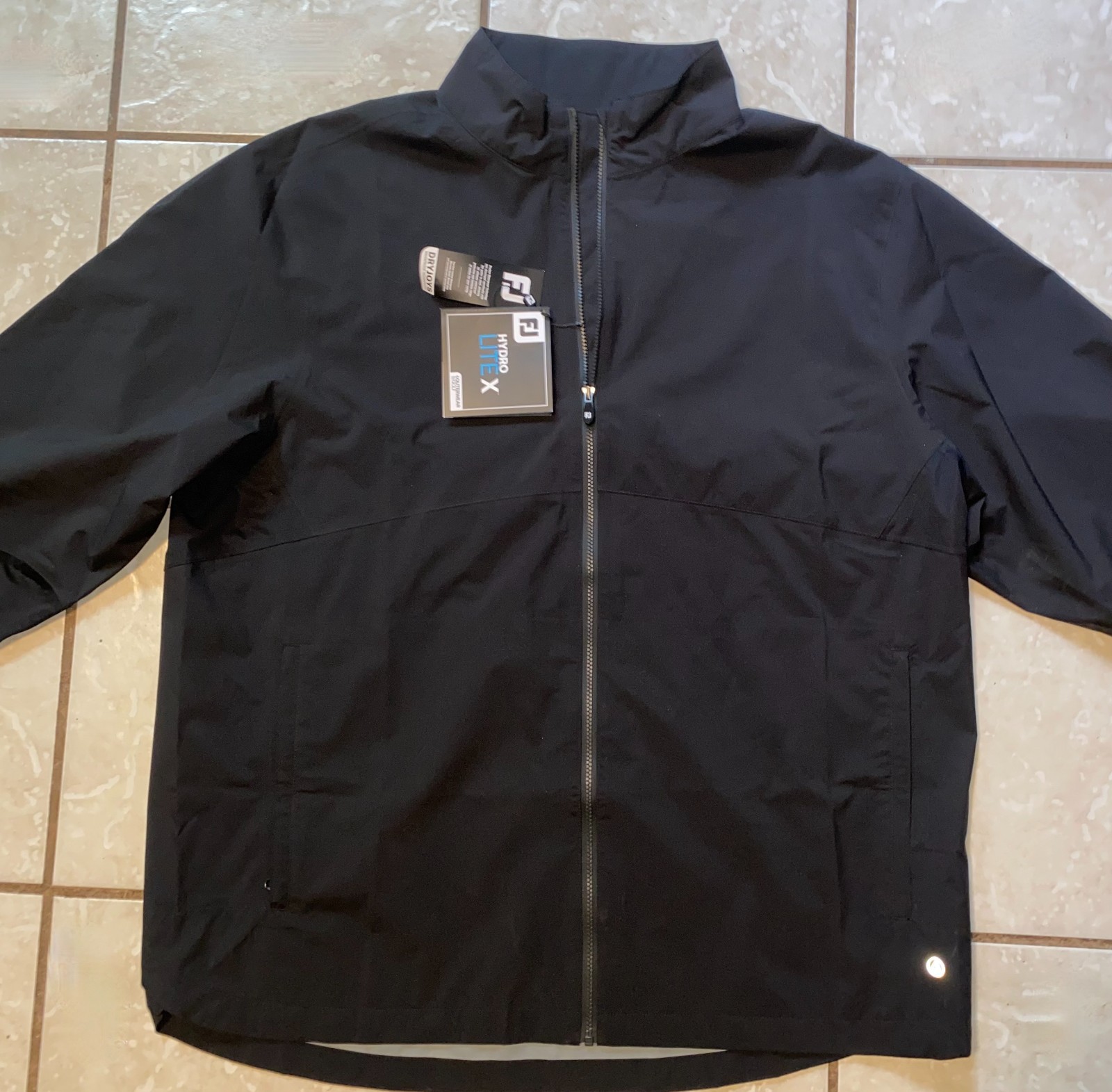 New!! FootJoy Golf HydroLite X Rain Jacket Mens, Black, XLarge, $225!!