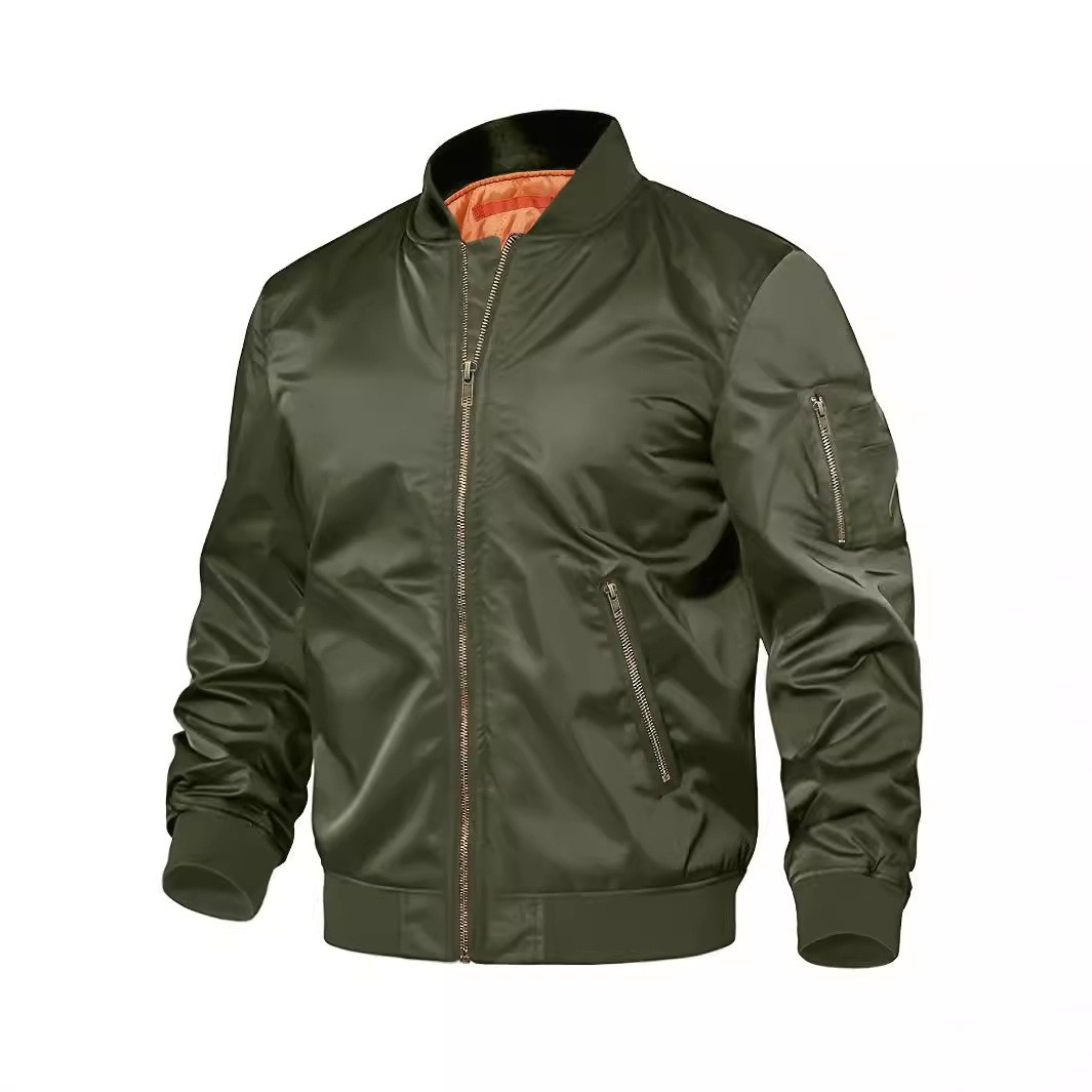 Mens Jacket New Spring Autumn Male Baseball Jackets Pilot Men Outwear Coat Zippe