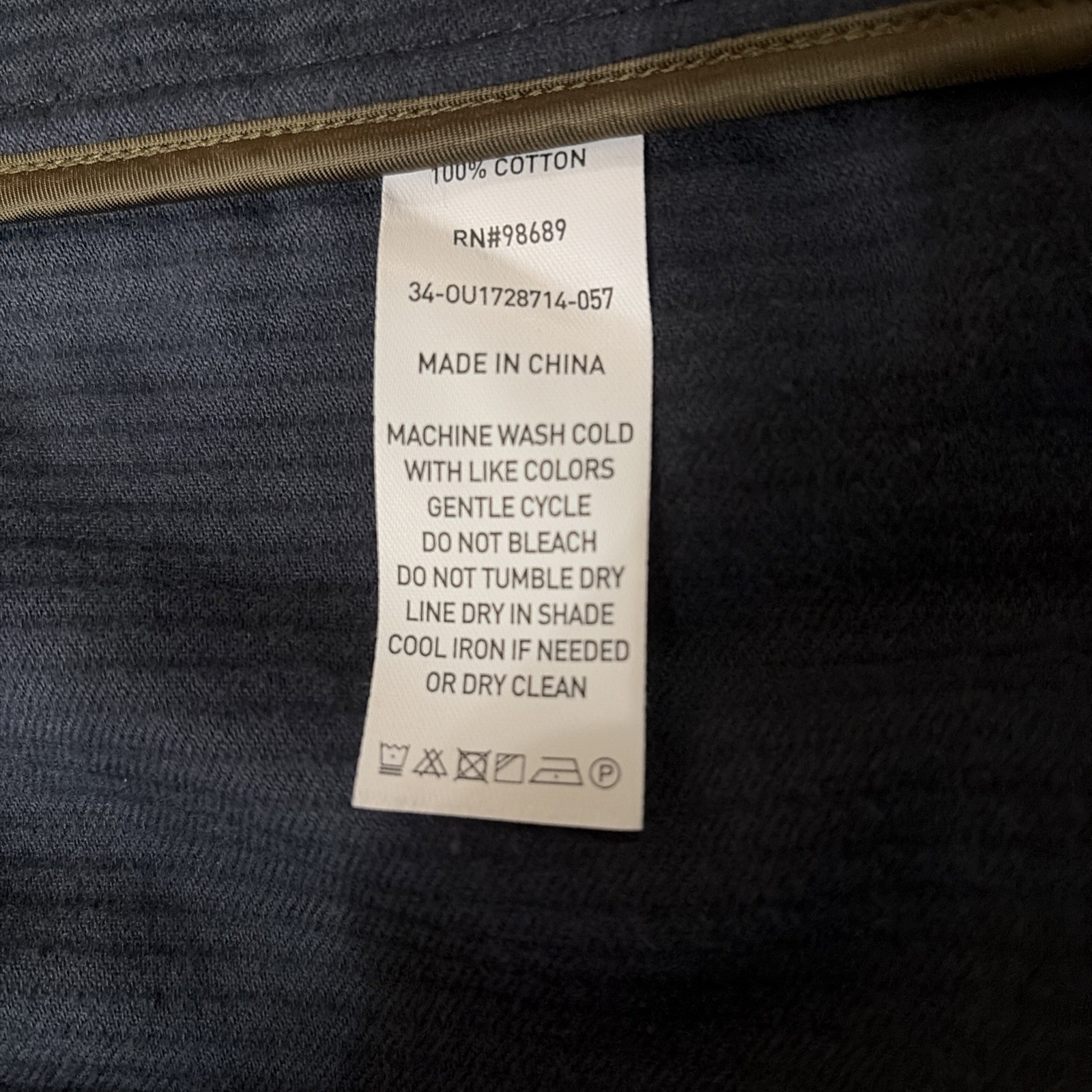 Todd Snyder Men’s M Navy Blue Italian Corduroy Walking Jacket Heavy Coat NEW