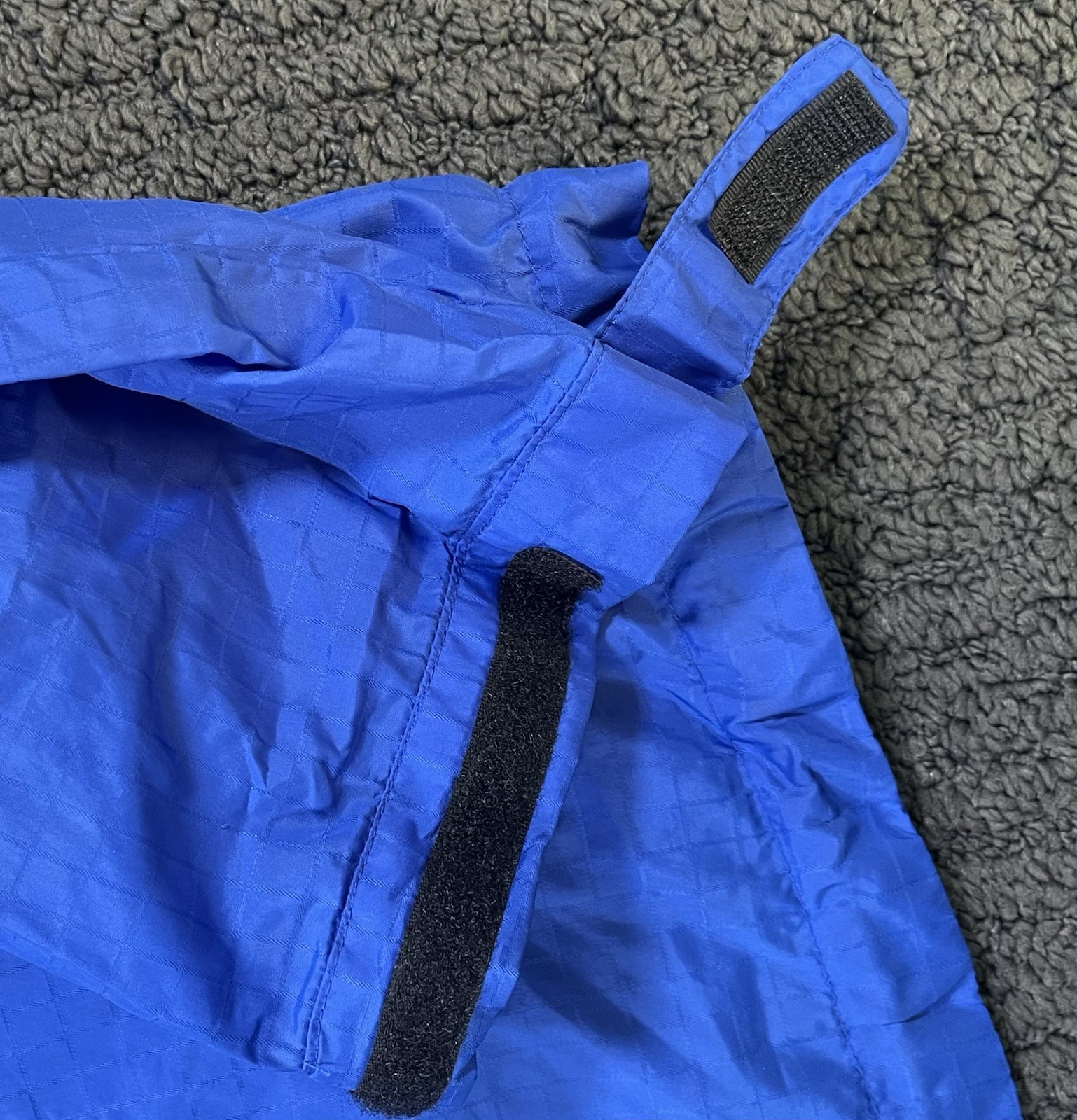 VTG Marmot Windbreaker Rain Jacket Royal Blue Nylon Shell Hooded Full Zip Large