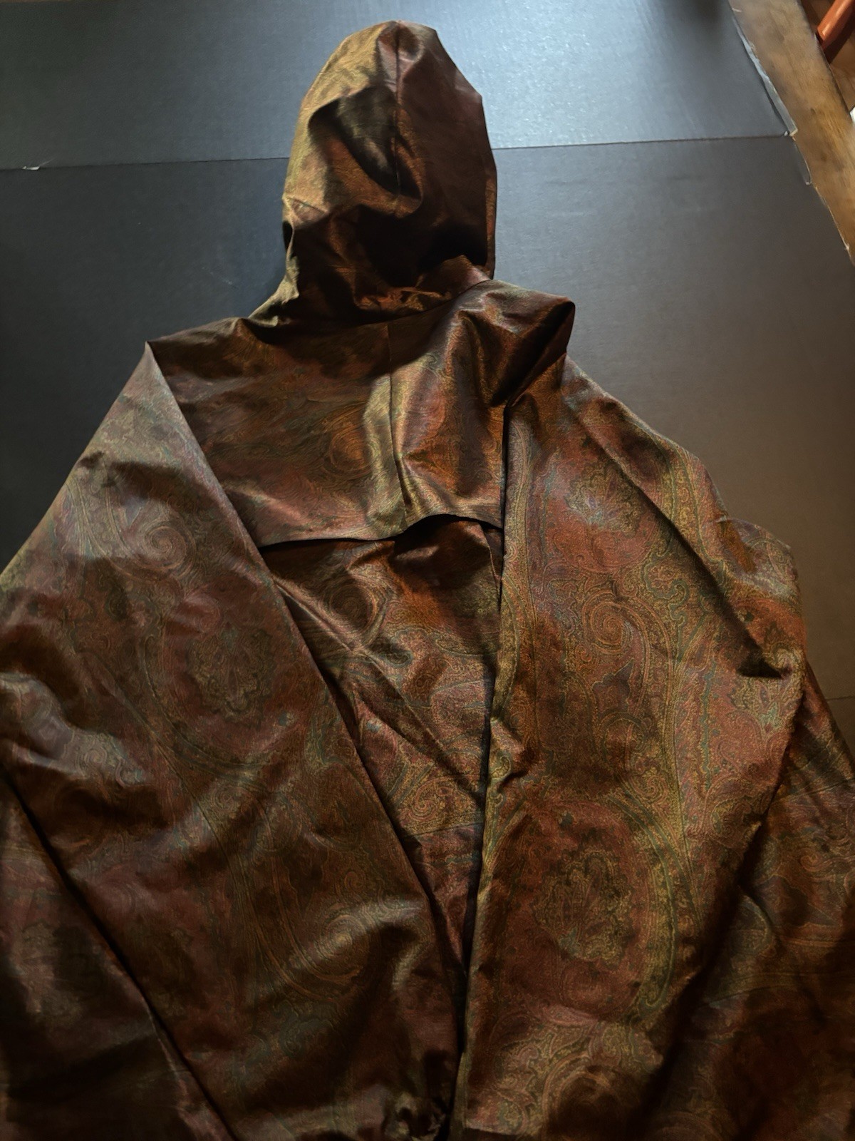 ETRO Unisex Adults Paisley Hooded Full Zip Windbreaker Jacket Polyester L