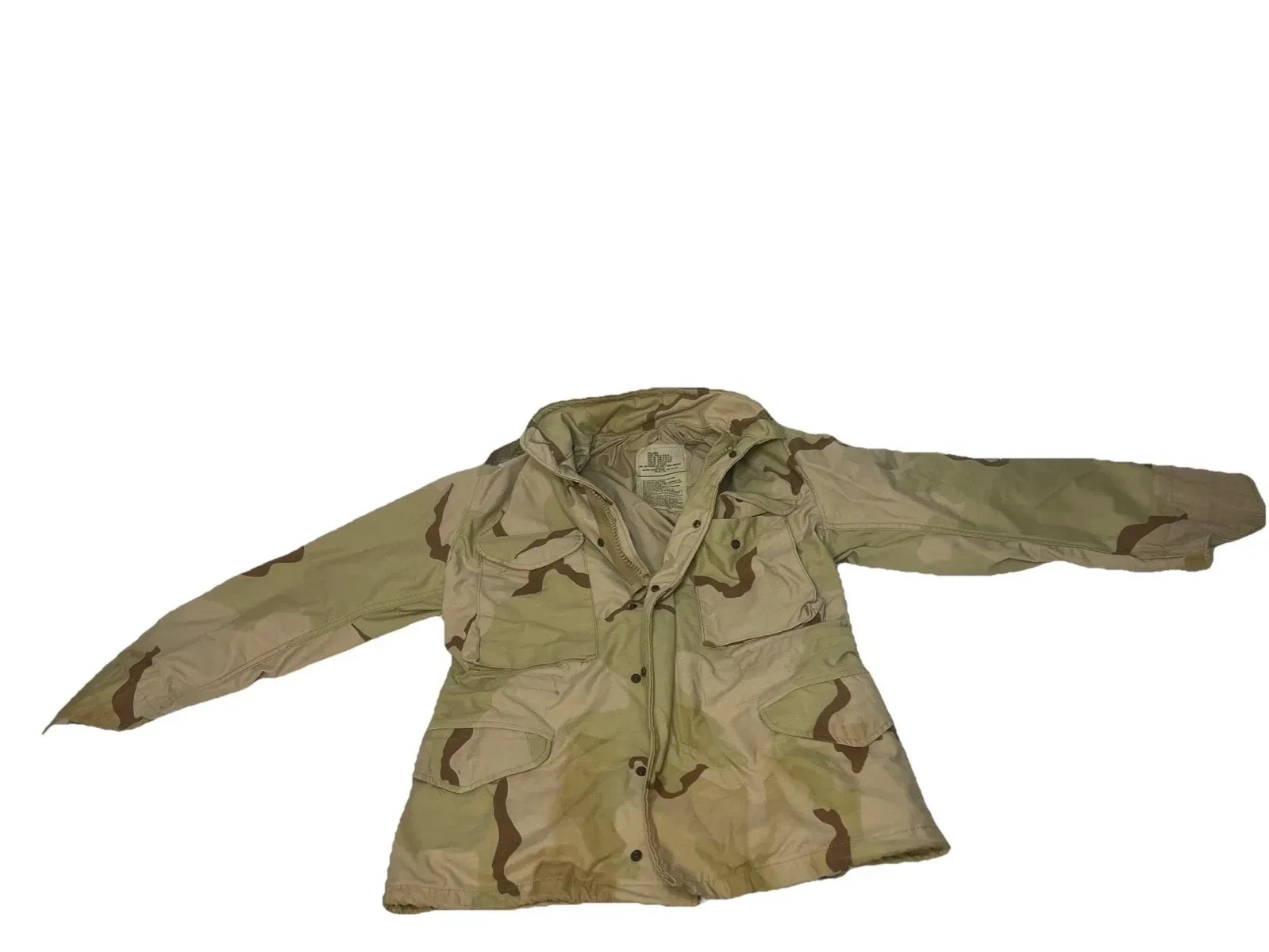 USGI M65 Cold Weather Field Coat (Desert Camouflage / DCU pattern) Small