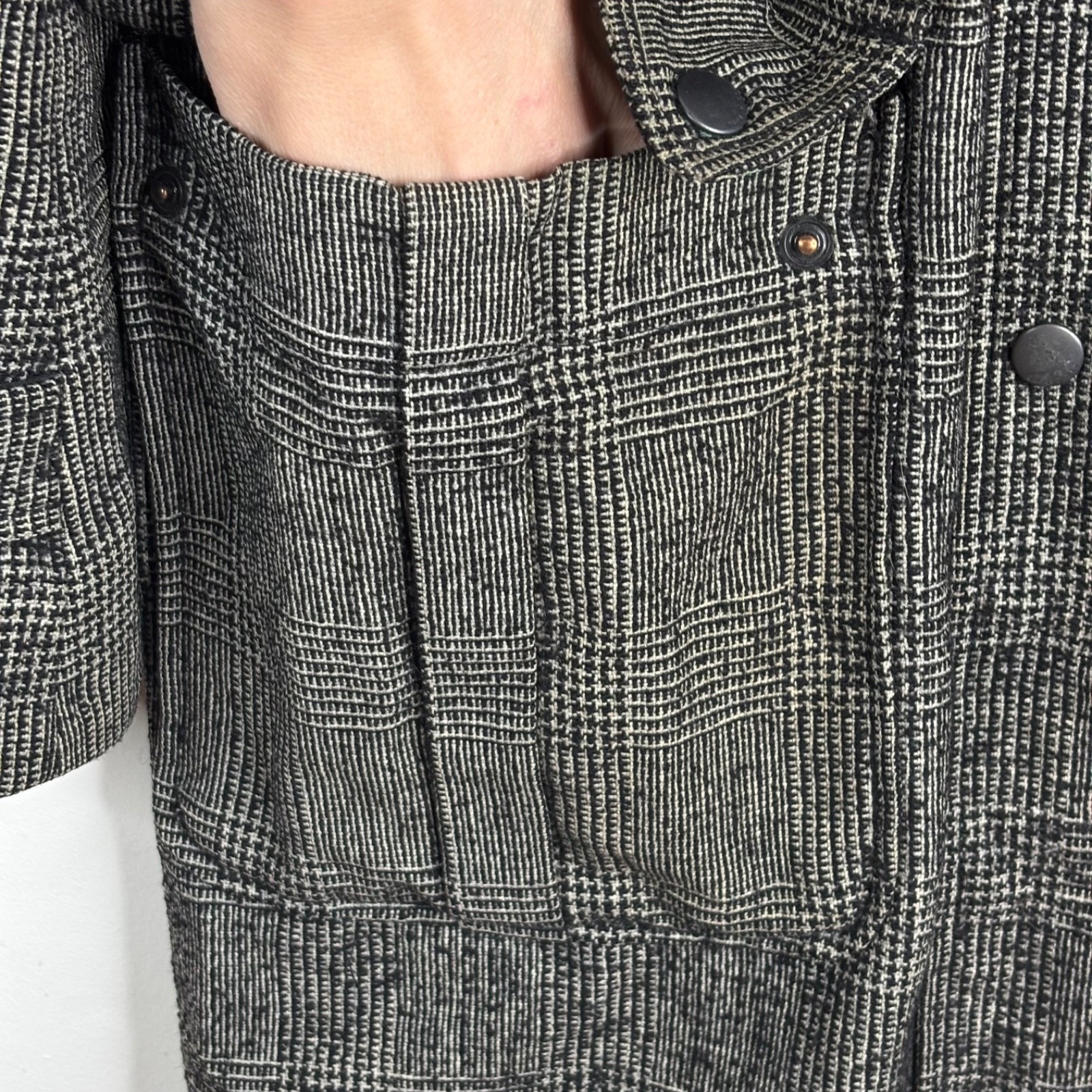 rag & bone Plaid Wool Heritage Coat Mens 36 Abraham Moon British Cloth Alpaca
