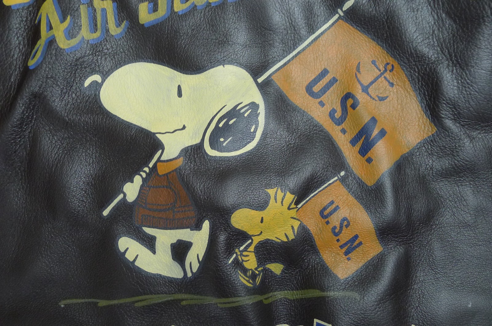 Buzz Rickson G-1 size 44 Snoopy factory painted US seller