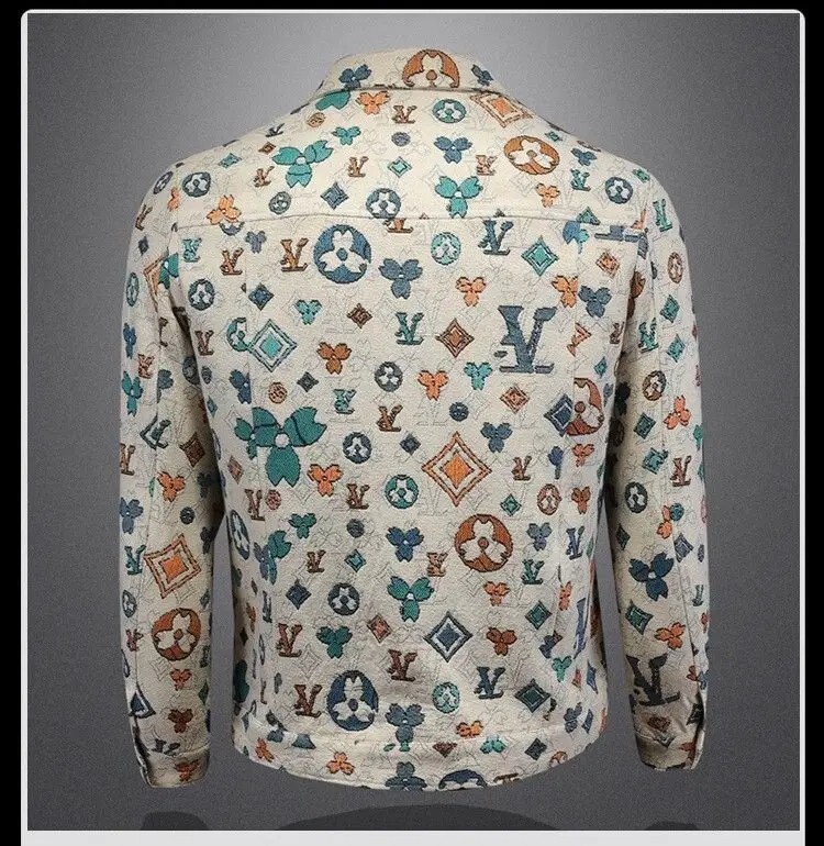 Men Luxury Fashion Trendy Bomber Streetwear Long Sleeve Slim Casual Jacket Coat