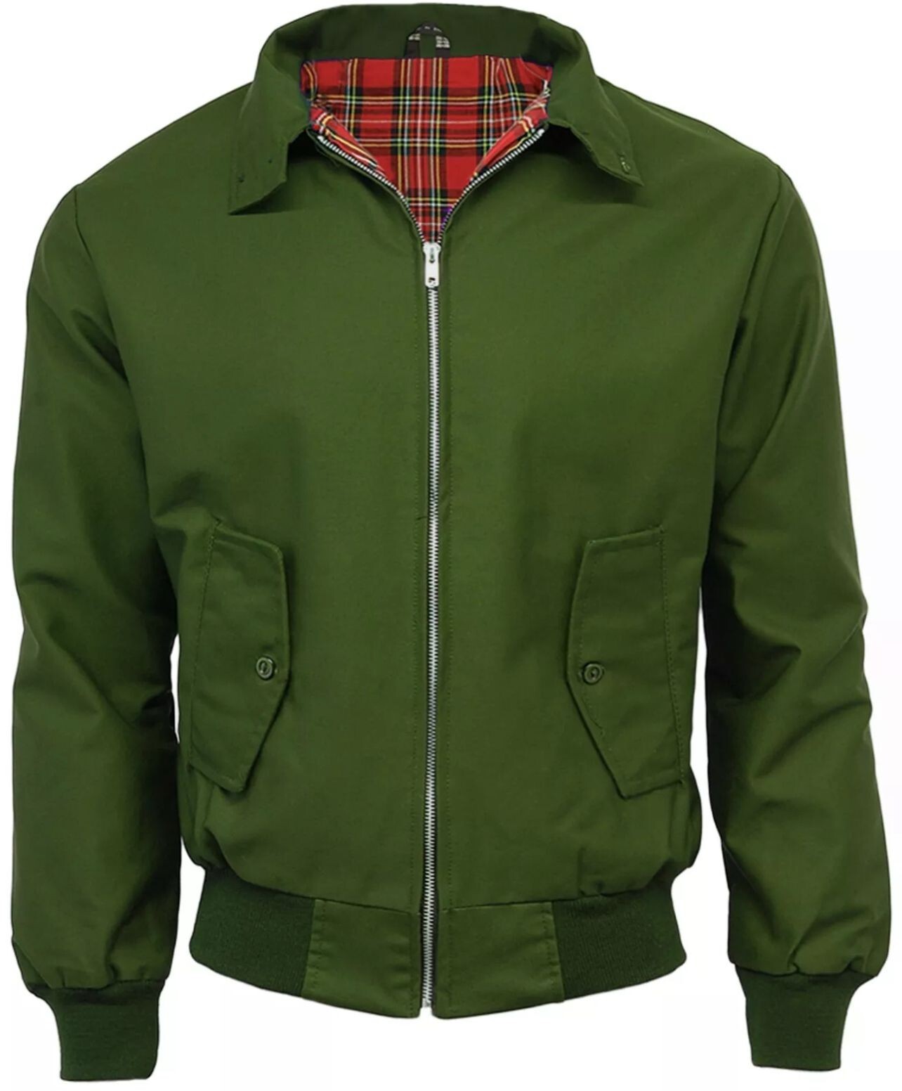Mens Harrington Jacket Classic Retro Scooter 1970’s Vintage Bomber MOD Coat Top