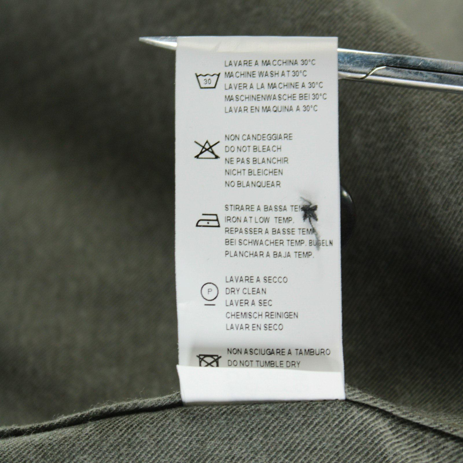 Tintoria Mattei NWT Wool Blend Overshirt Size 40 / 15.75 In Solid Green
